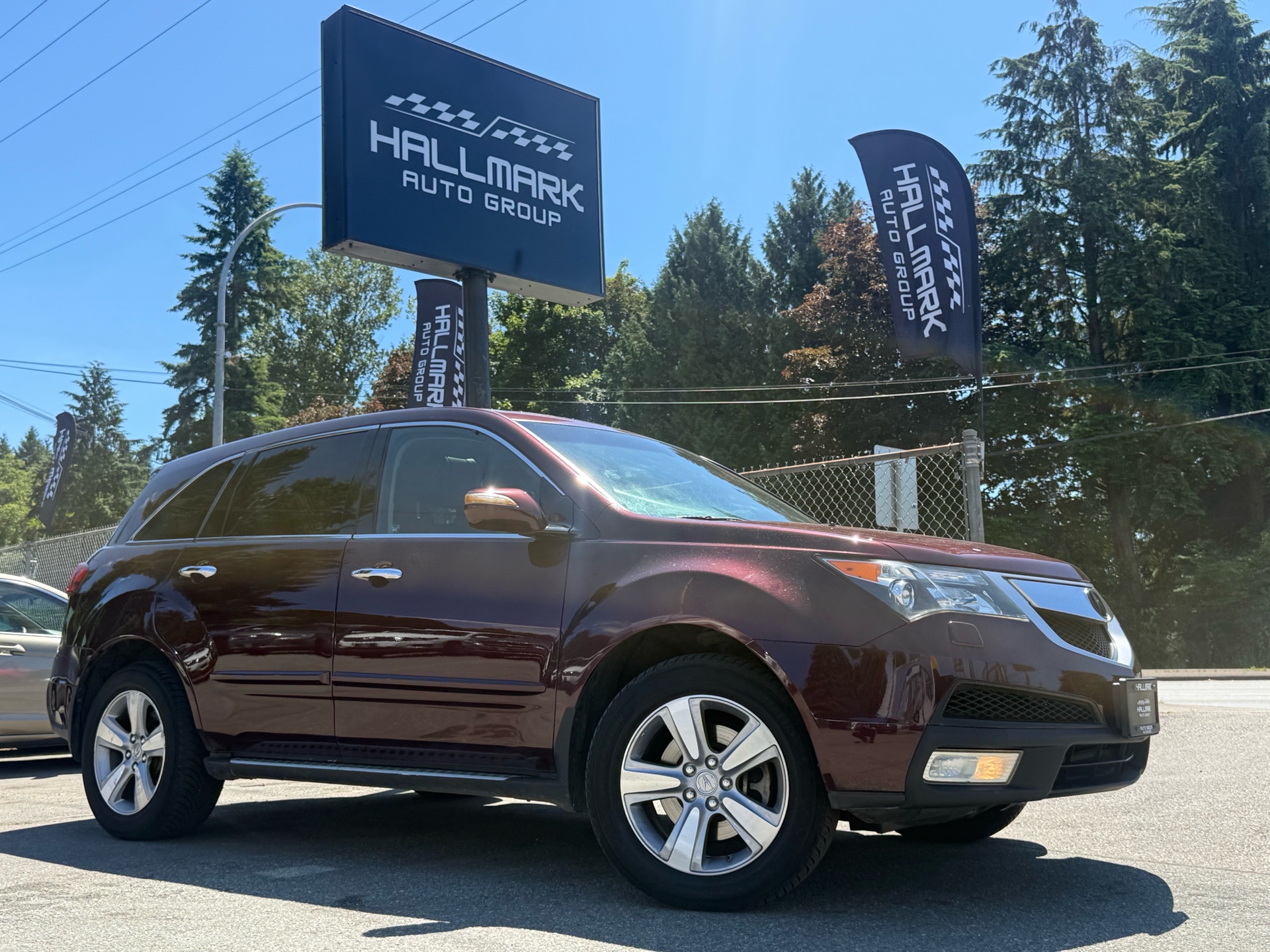 Red (Burgundy) 2010 Acura MDX SH-AWD SUV / Crossover All-Wheel Drive Automatic