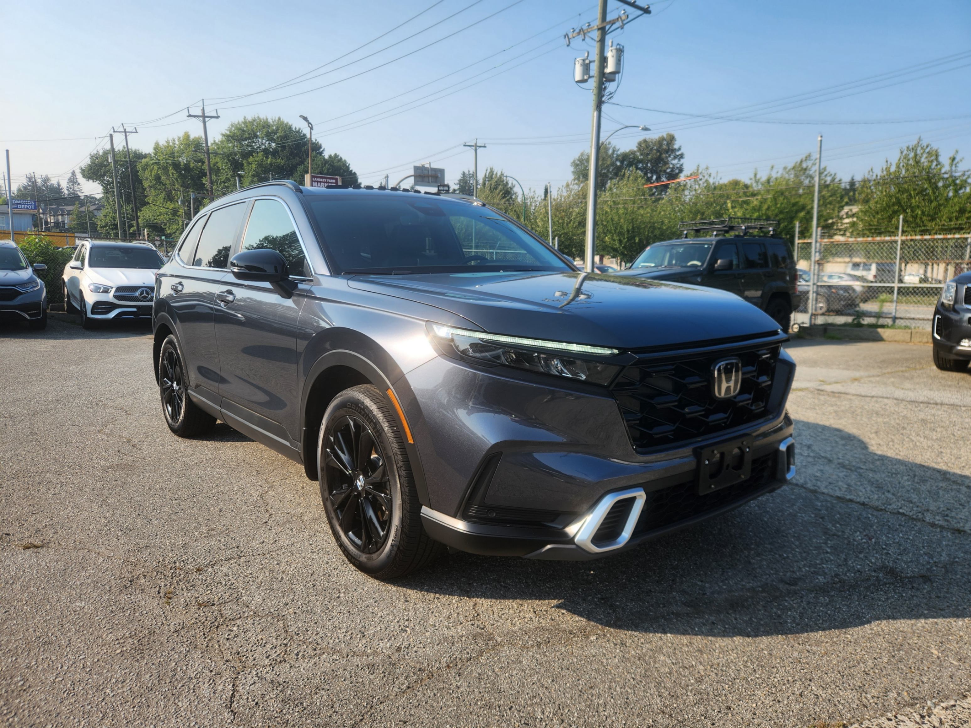 Gray 2024 Honda CR-V Hybrid SUV / Crossover Automatic
