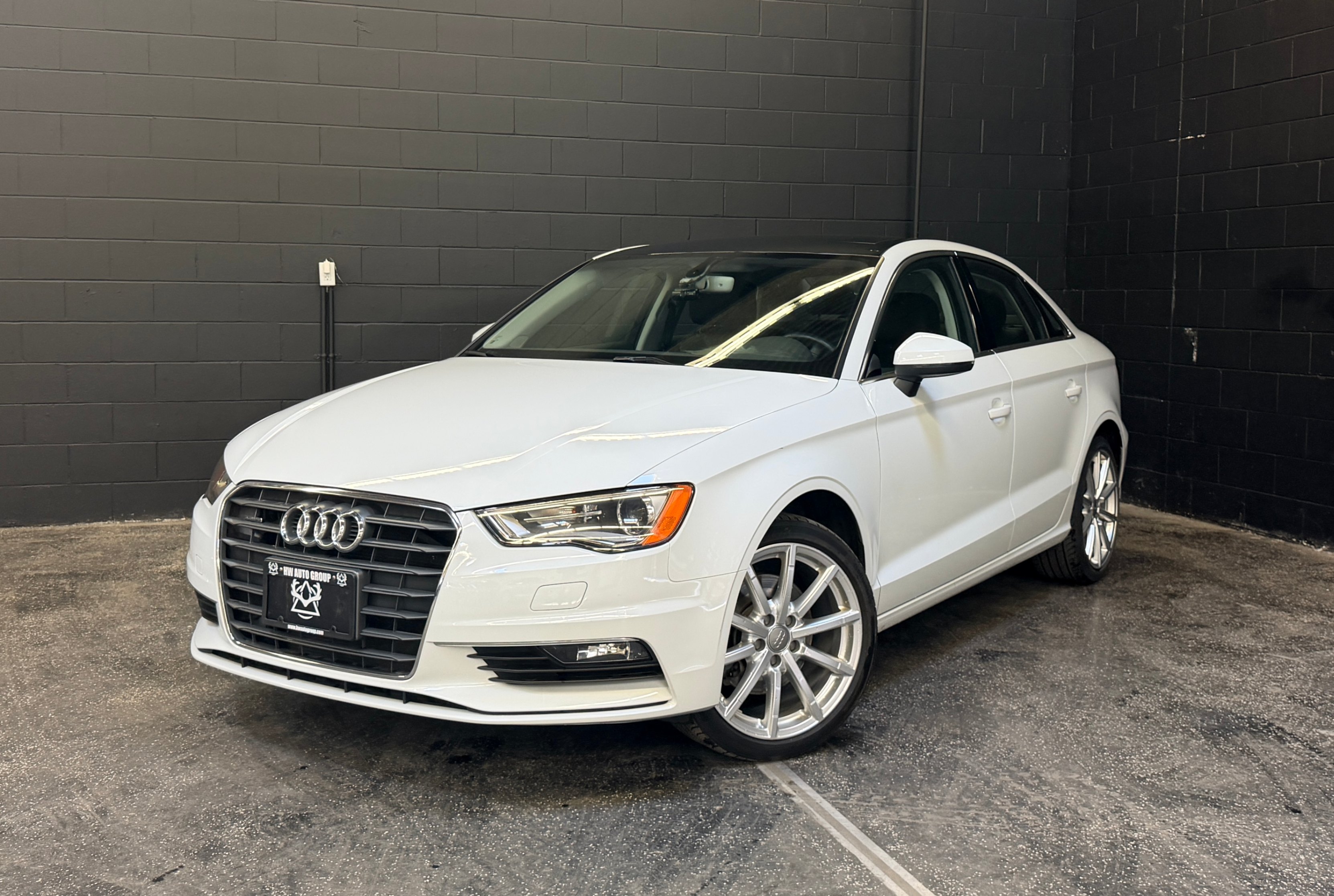 White 2016 Audi A3 2.0T quattro Progressiv Sedan AWD Sedan Automatic