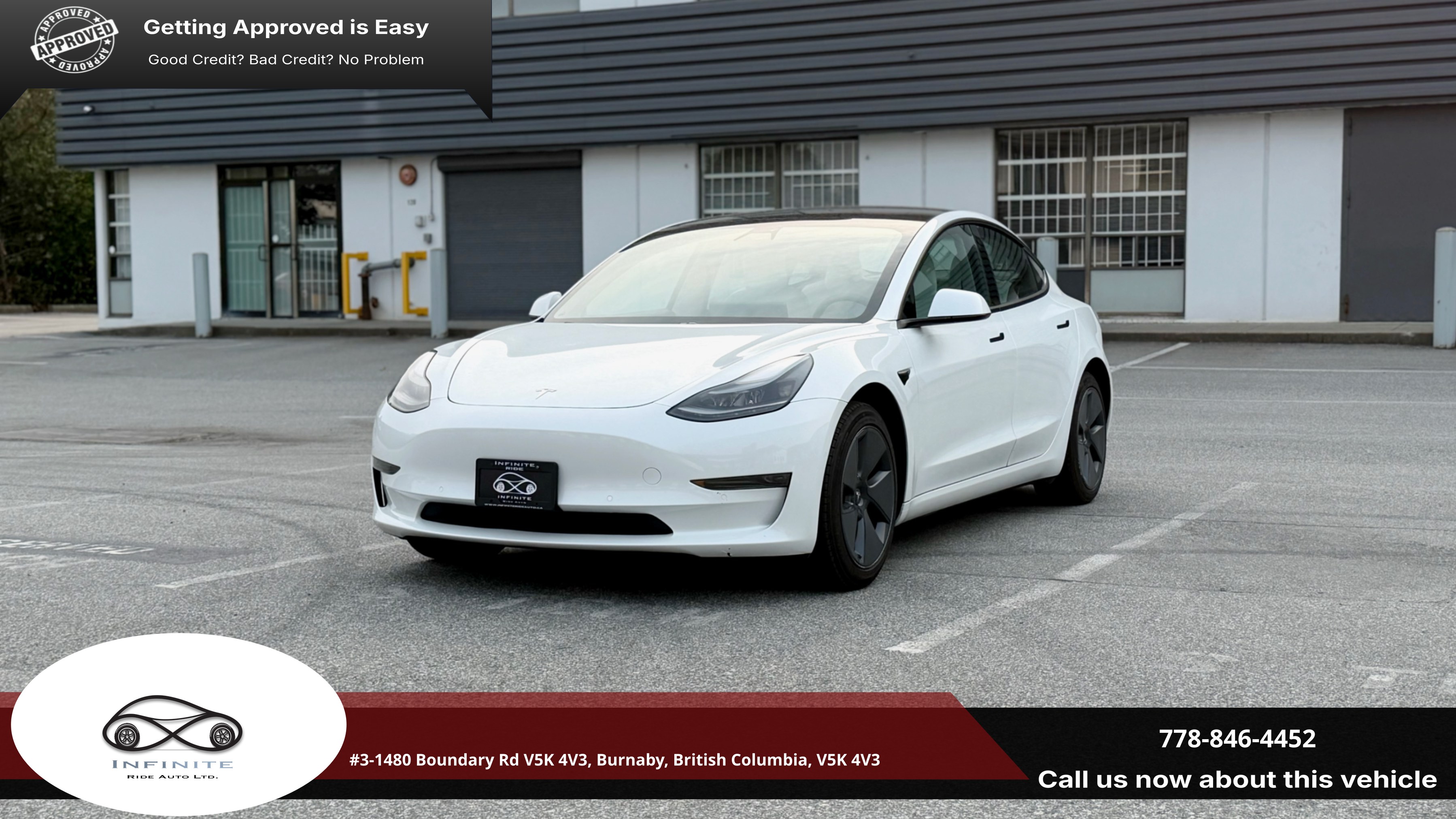 2021 Tesla Model 3 Standard Range Plus RWD