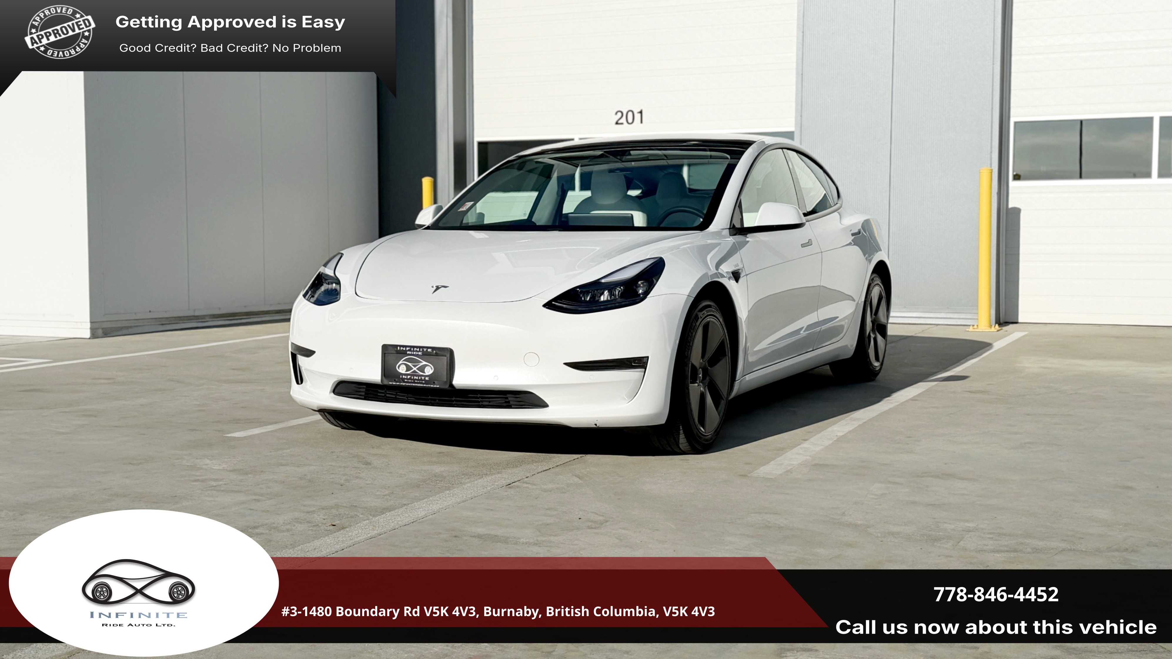 2021 Tesla Model 3 Standard Range Plus RWD
