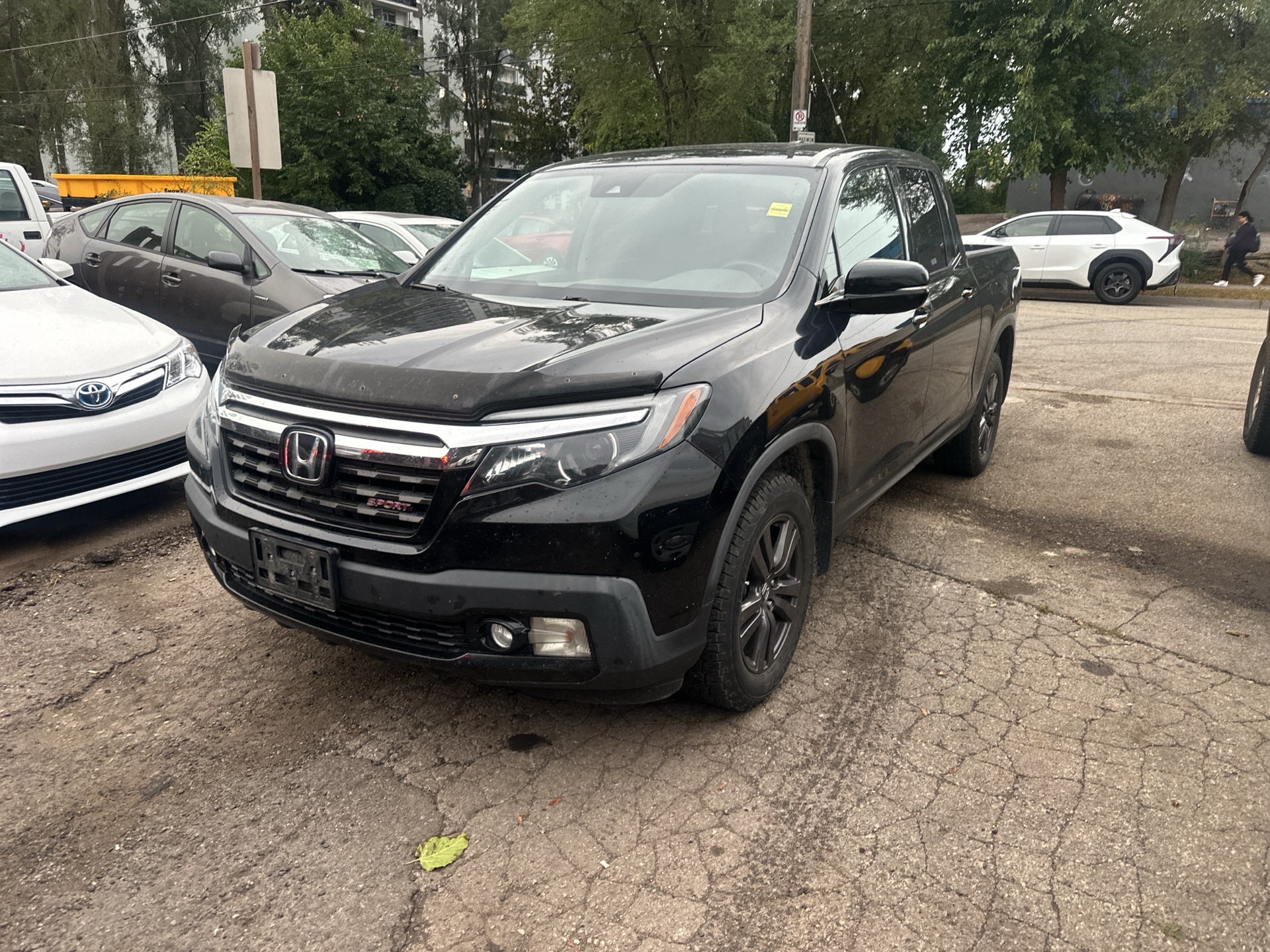 Blue 2017 Honda Ridgeline Pickup Truck All-Wheel Drive Automatic