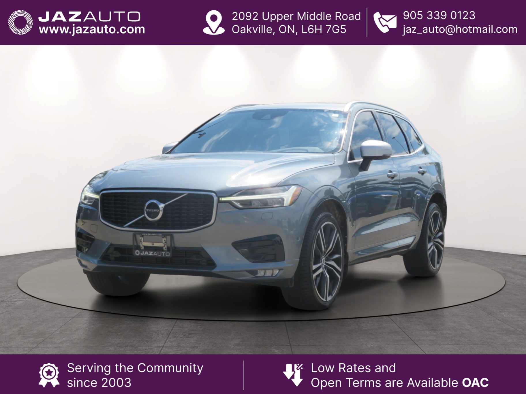 Gray 2018 Volvo XC60 SUV / Crossover All-Wheel Drive Automatic