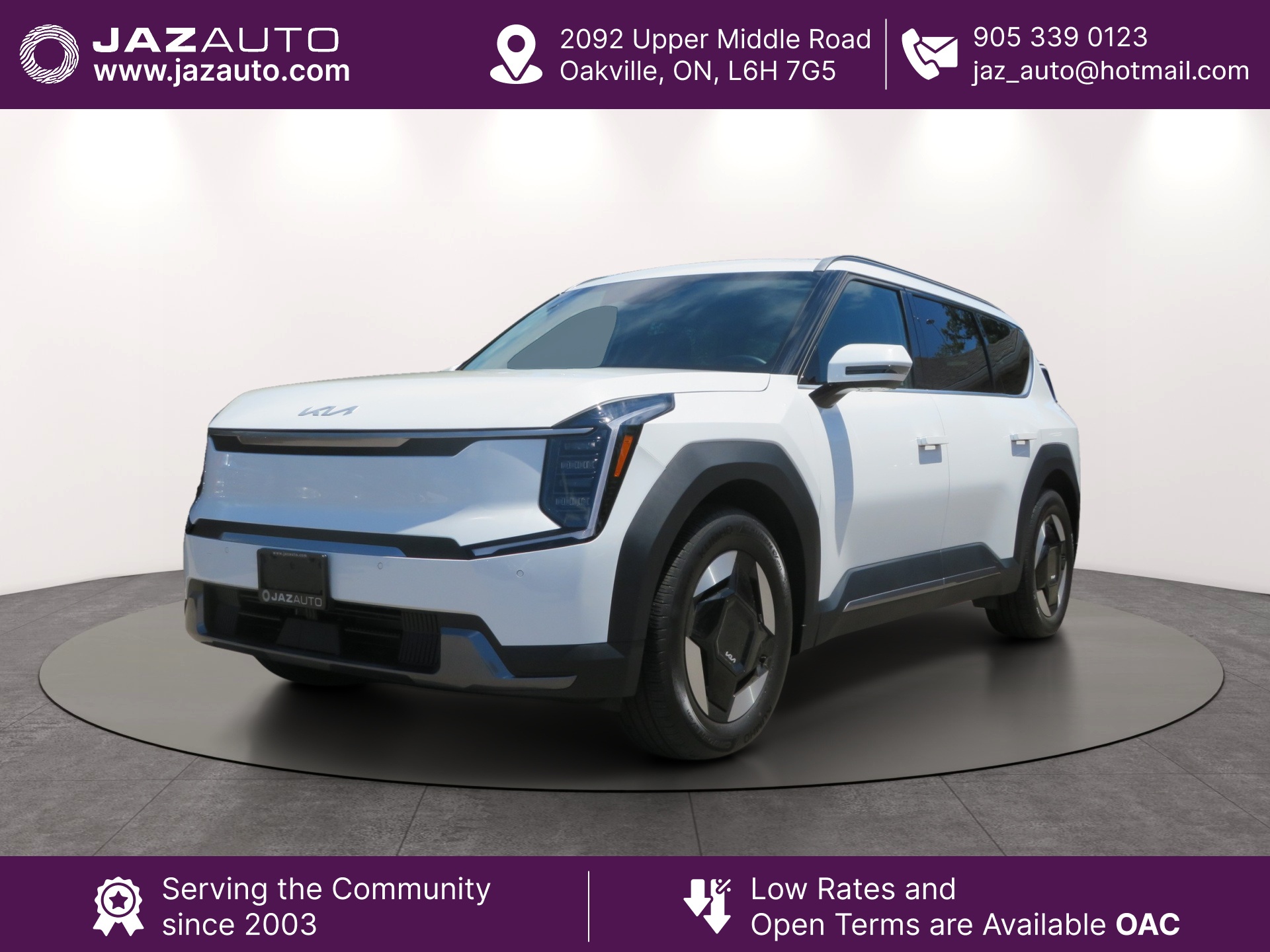 White 2026 Kia EV9 Land AWD SUV / Crossover All-Wheel Drive Automatic