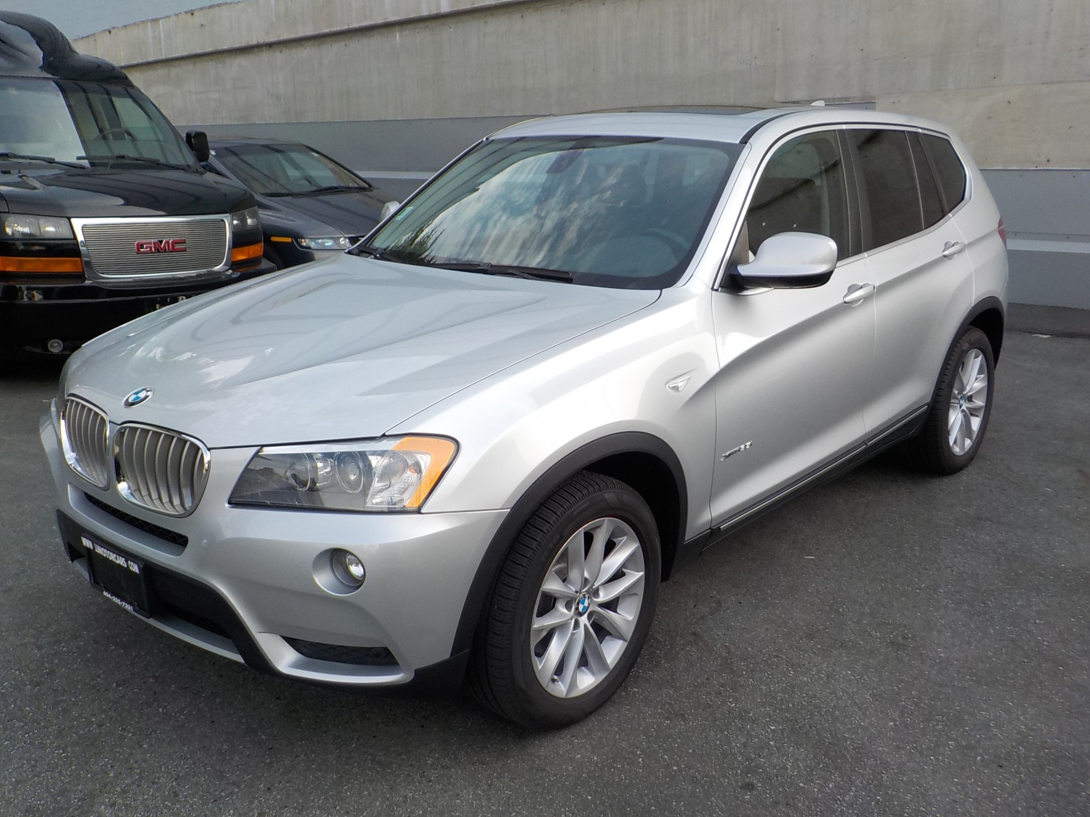 Silver 2011 BMW X3 SUV / Crossover All-Wheel Drive Automatic