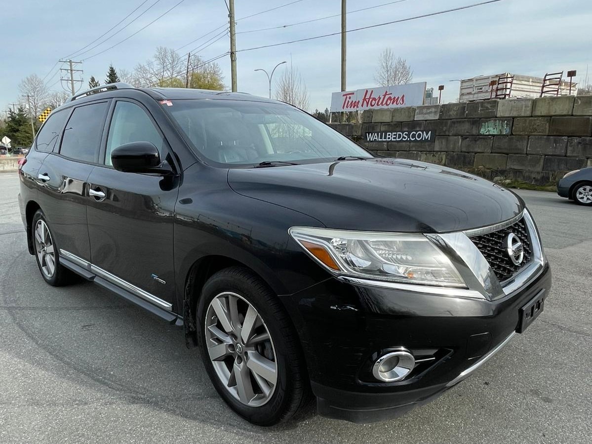 Black 2014 Nissan Pathfinder Hybrid SUV / Crossover Four-Wheel Drive Automatic