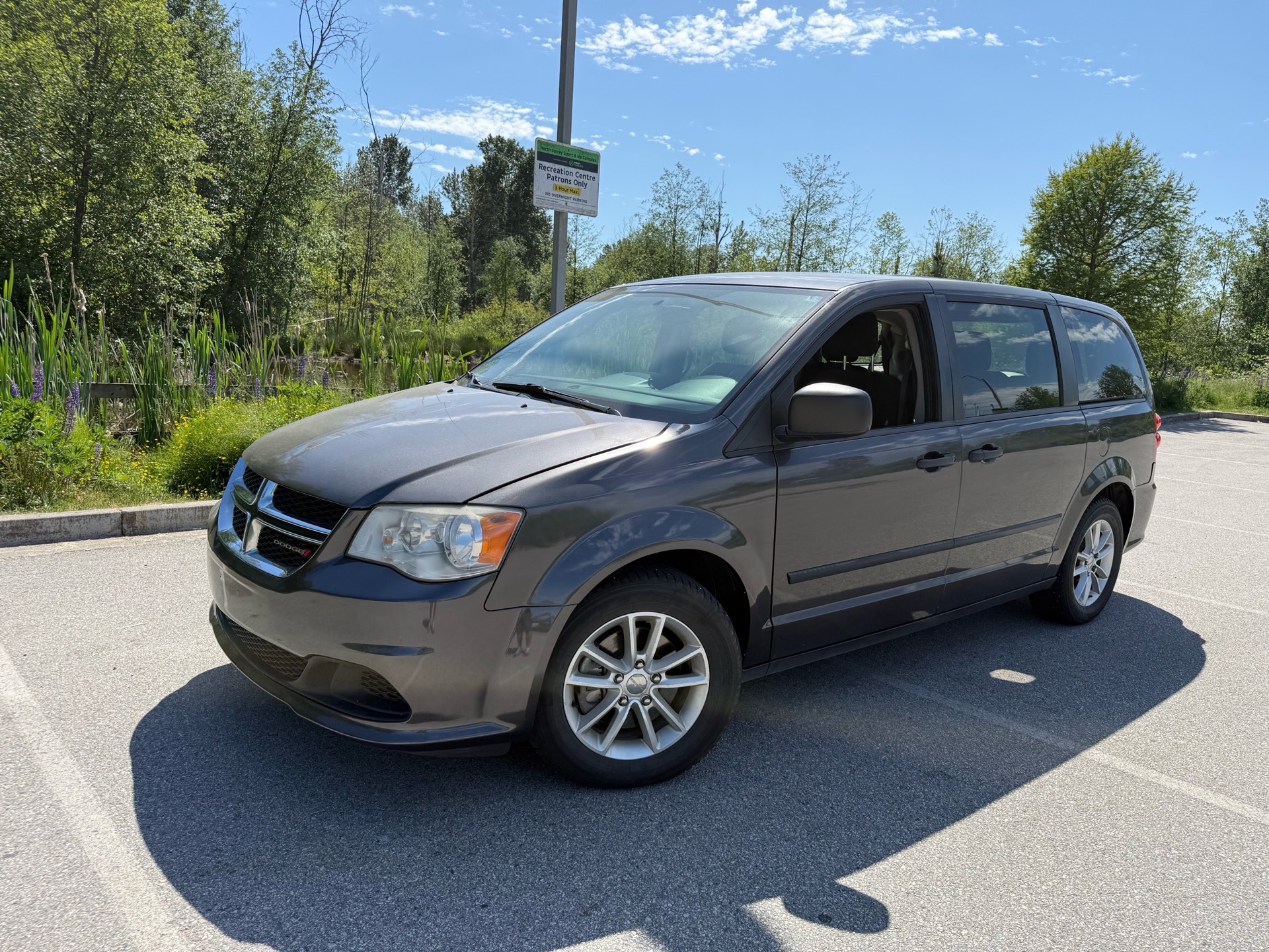 Gray 2016 Dodge Grand Caravan Minivan Automatic