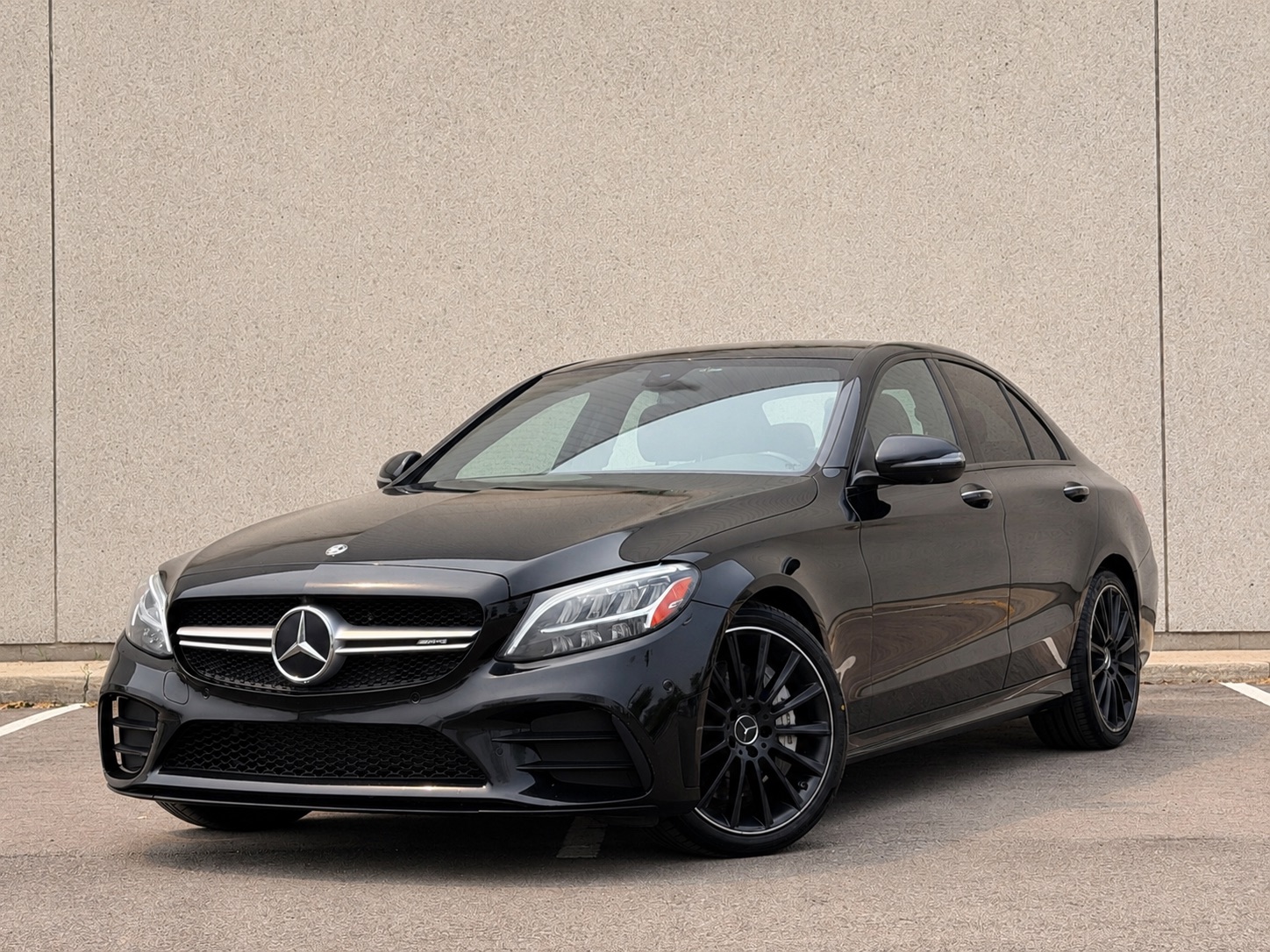 Black 2019 Mercedes-Benz C-Class Sedan All-Wheel Drive Automatic