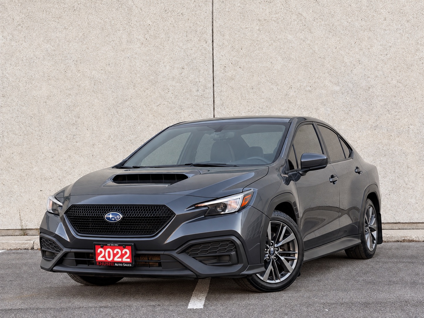 Gray (Dark Grey) 2022 Subaru WRX Sedan All-Wheel Drive Manual