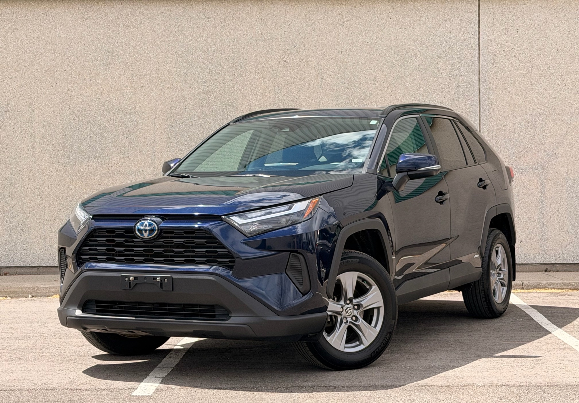 Blue 2022 Toyota RAV4 Hybrid SUV / Crossover All-Wheel Drive Automatic