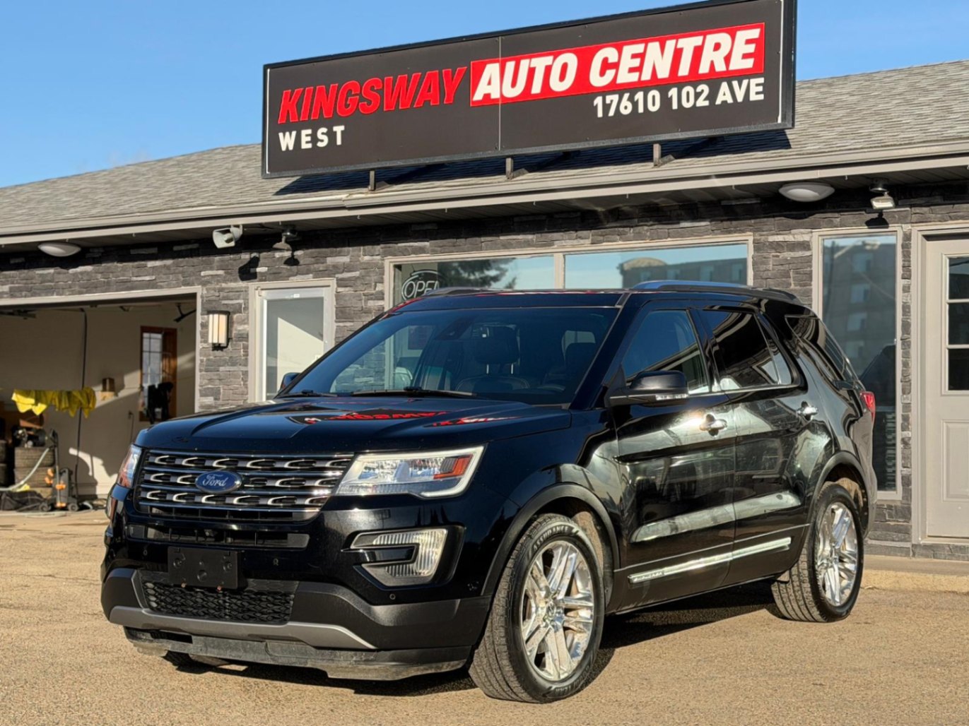 Black 2016 Ford Explorer Limited 4WD SUV / Crossover All-Wheel Drive Automatic
