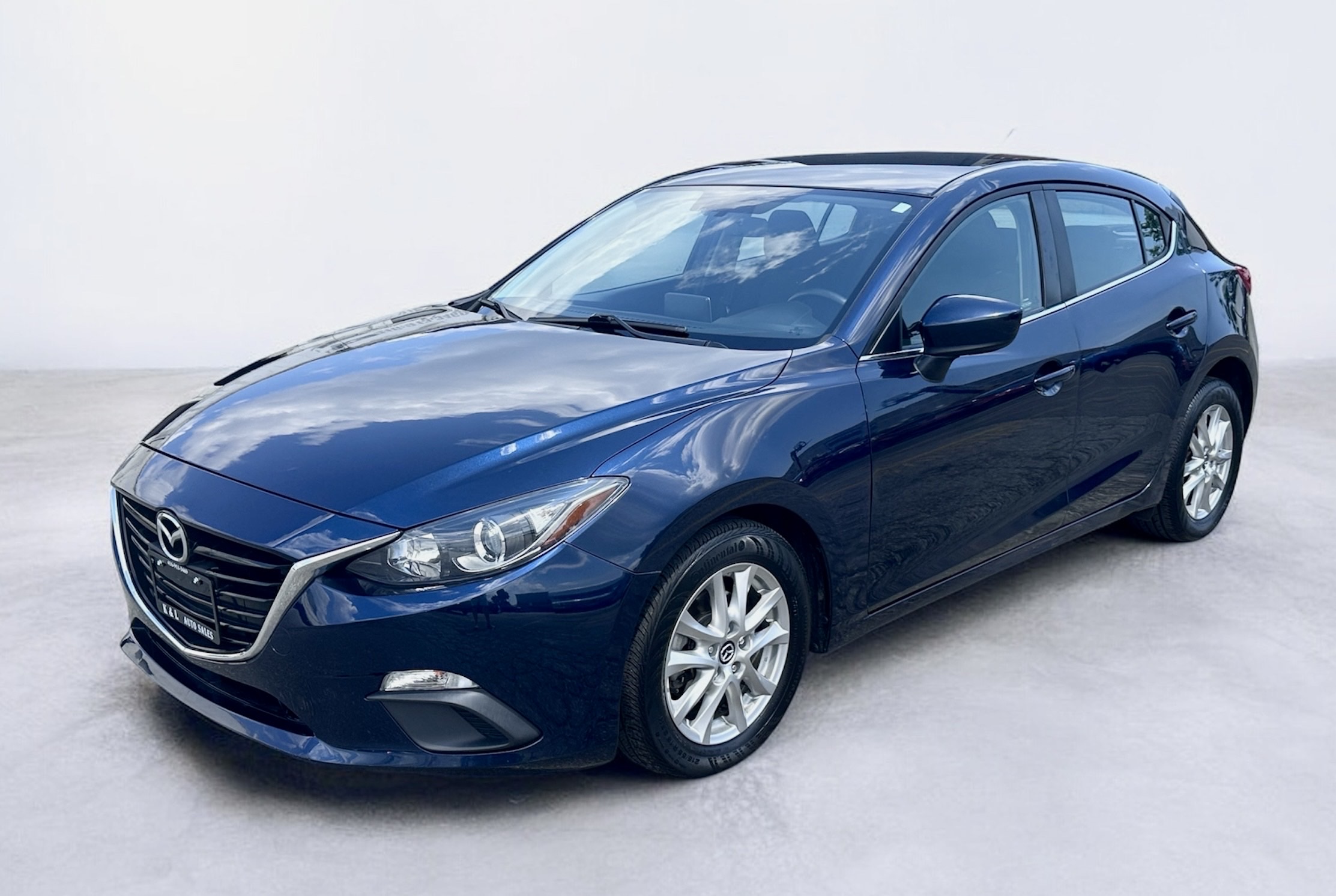 Blue 2015 Mazda MAZDA3 Hatchback Automatic