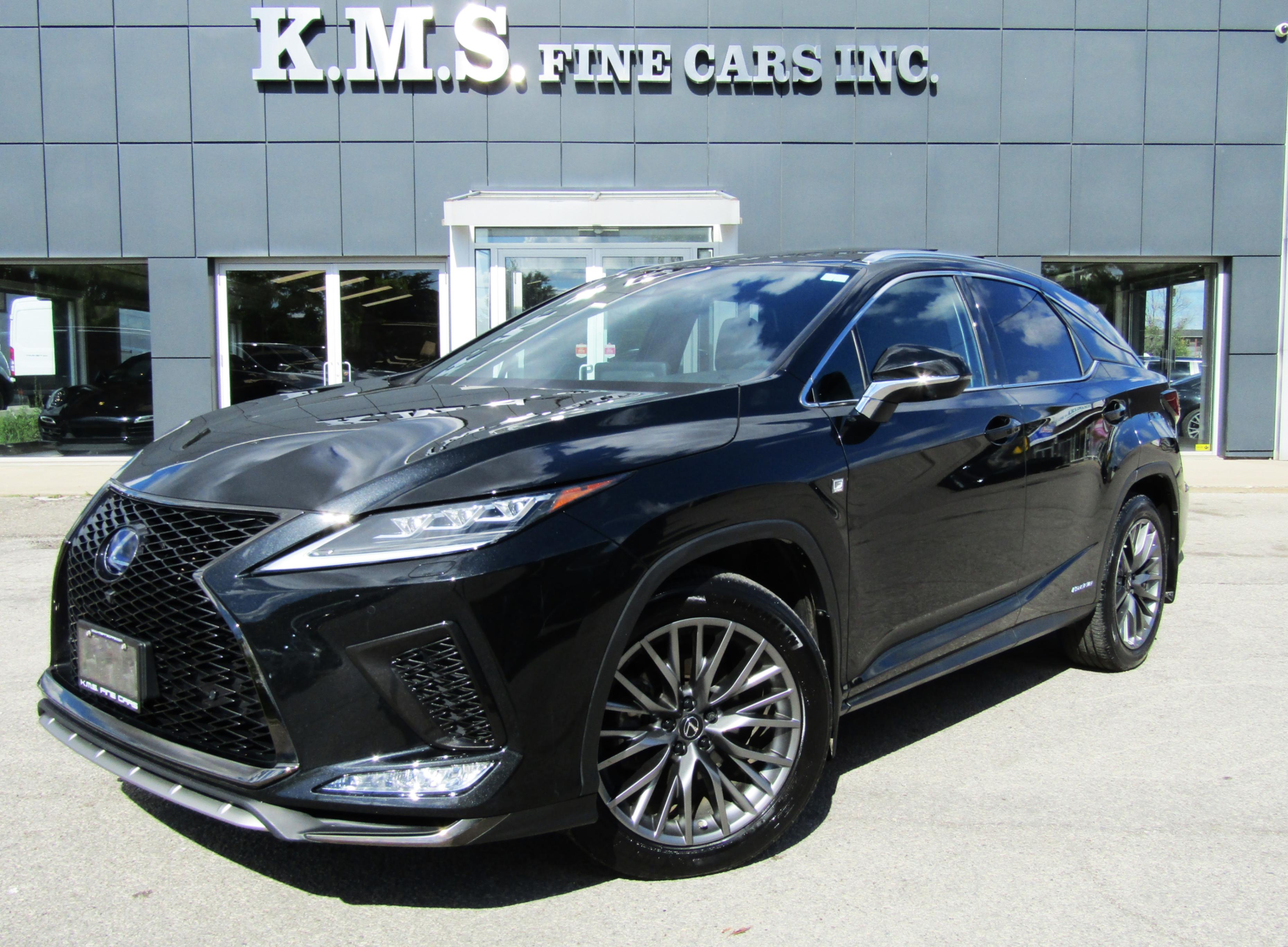Black 2022 Lexus RX Hybrid 450h F Sport Handling AWD SUV / Crossover All-Wheel Drive Automatic