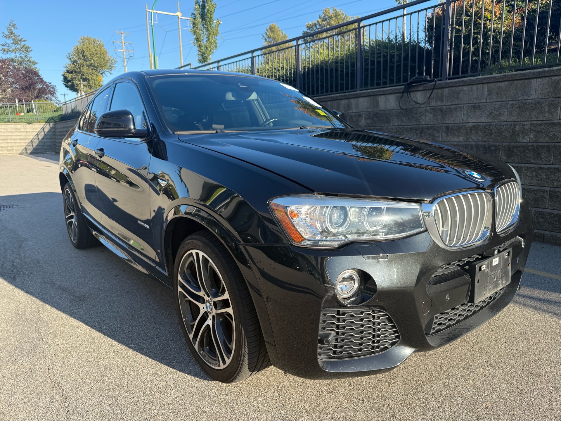 Black 2017 BMW X4 SUV / Crossover All-Wheel Drive Automatic