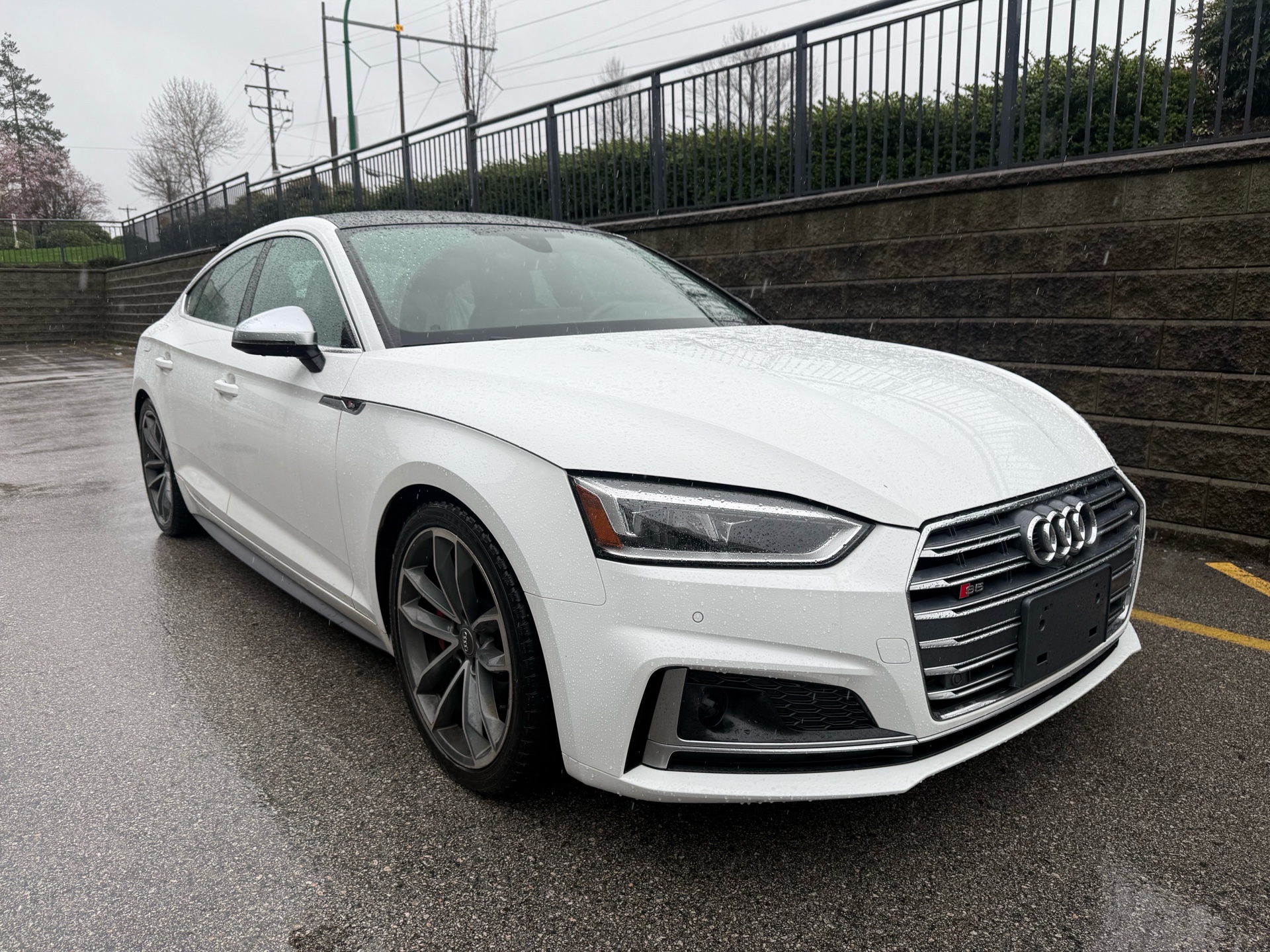 White 2018 Audi S5 Sportback 3.0 TFSI quattro Technik AWD Sedan Automatic
