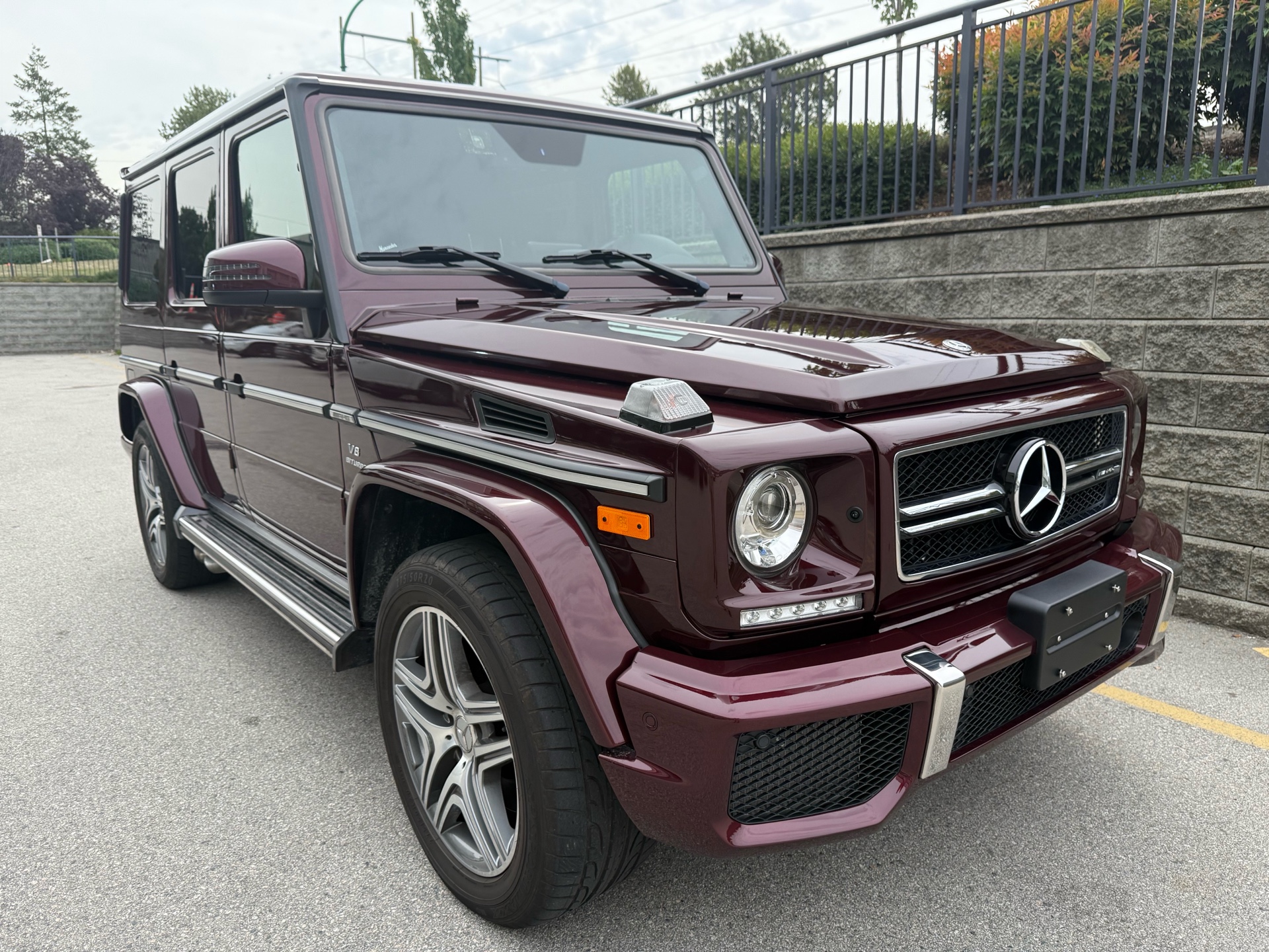 Red (Burgundy) 2018 Mercedes-Benz G-Class SUV / Crossover All-Wheel Drive Automatic
