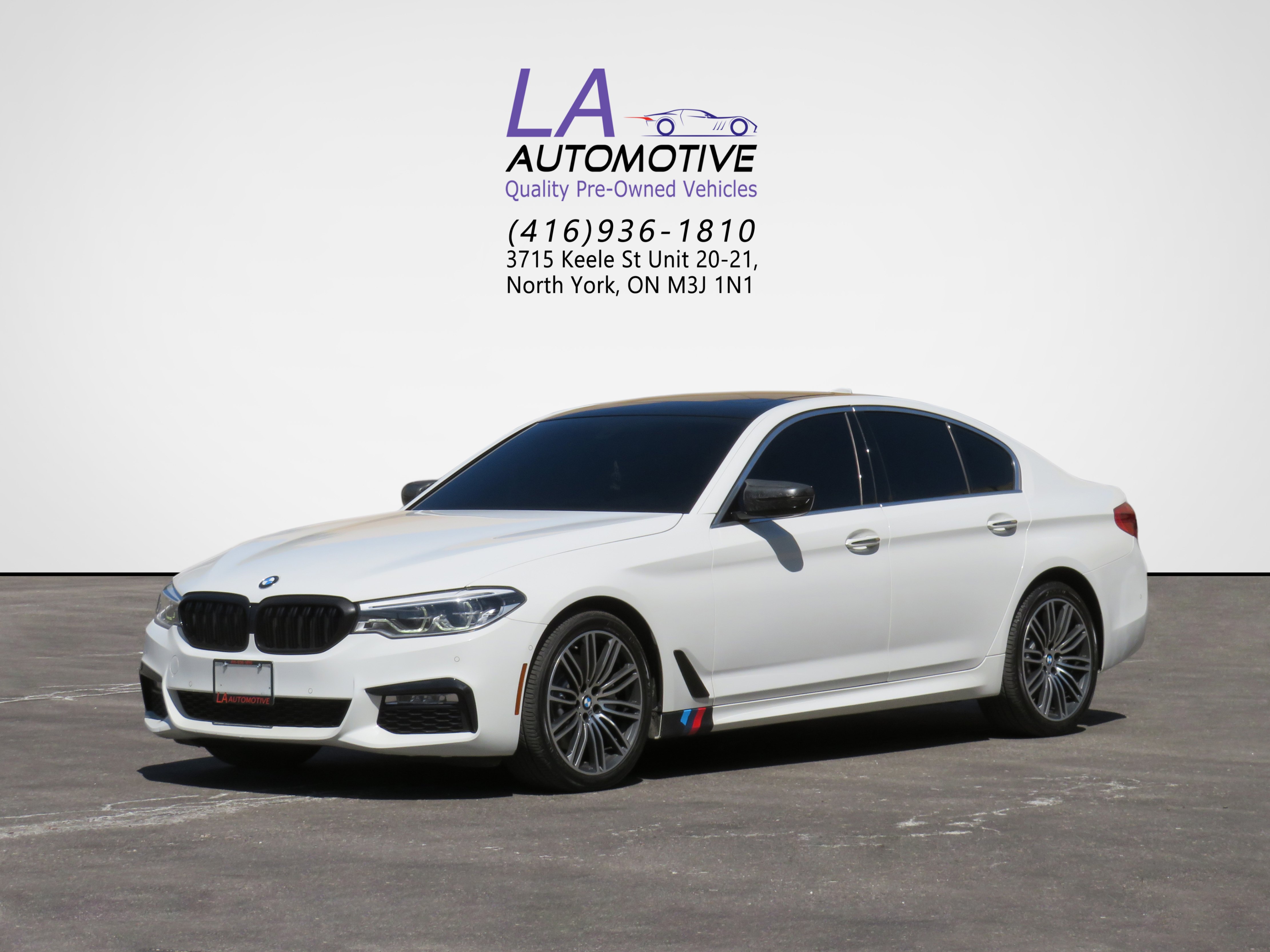 White 2017 BMW 5 Series 530i xDrive Sedan AWD Sedan All-Wheel Drive Automatic