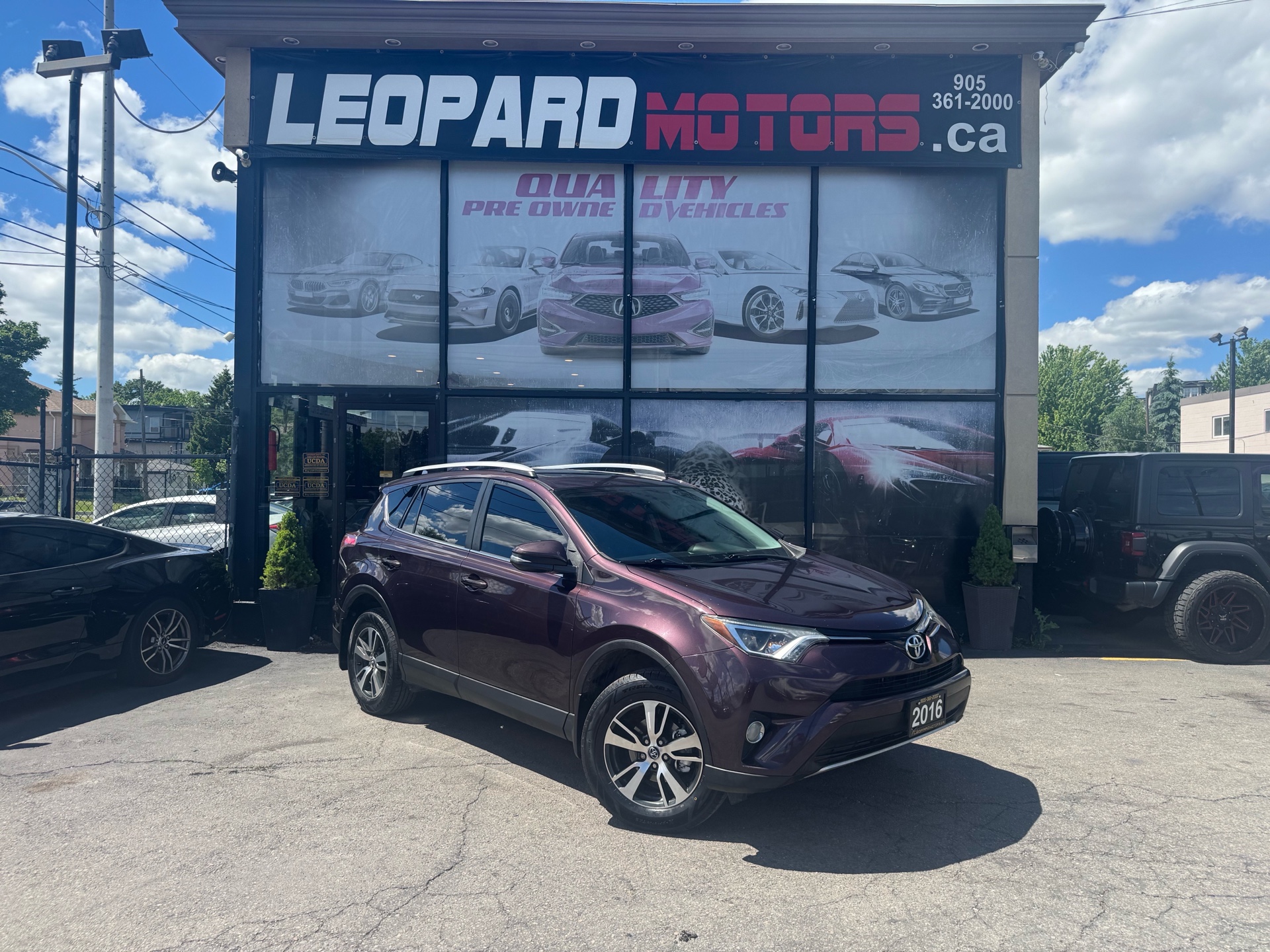 Red 2016 Toyota RAV4 XLE AWD SUV / Crossover All-Wheel Drive Automatic