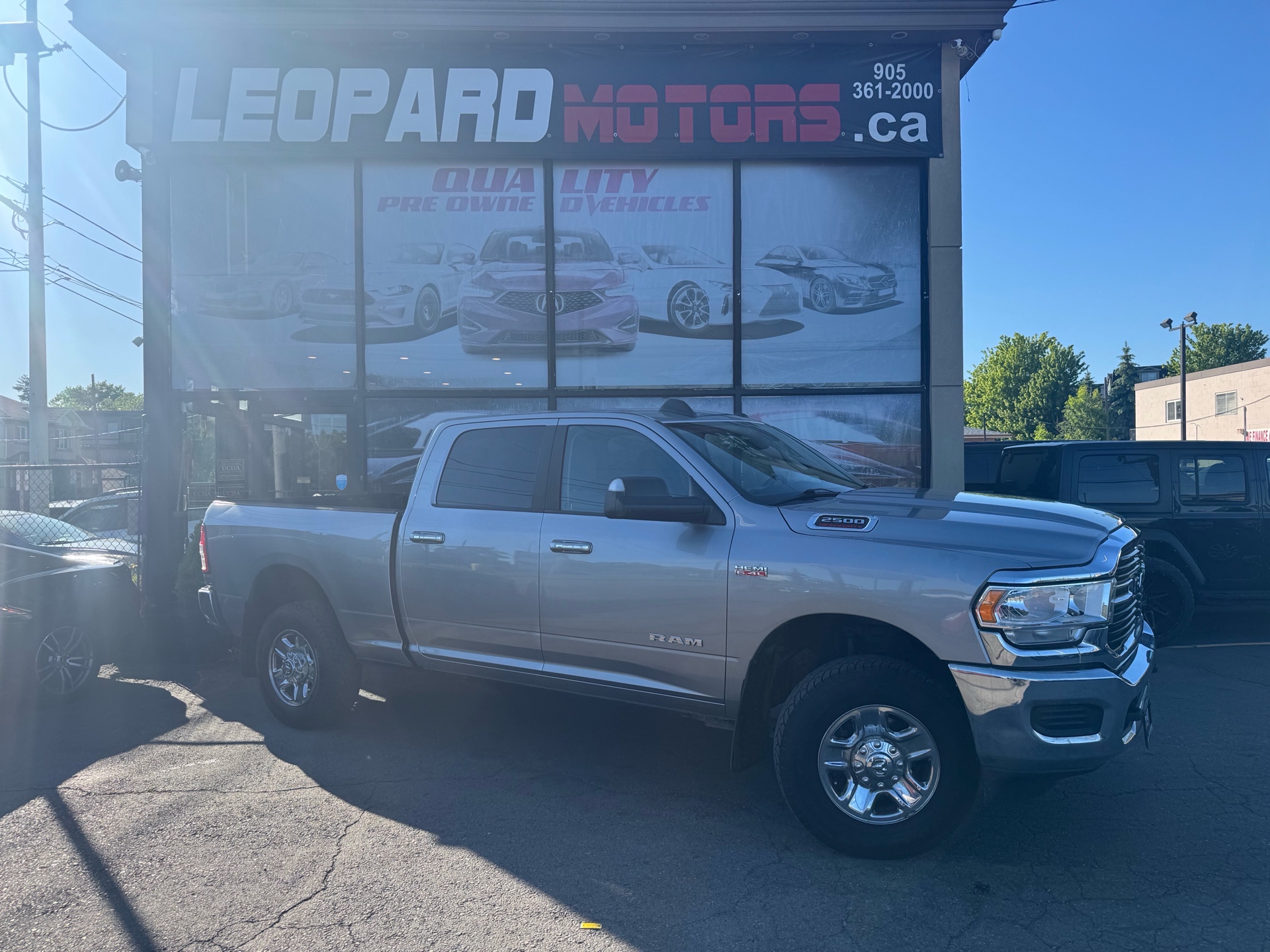 Silver 2019 RAM 2500 Pickup Truck Four-Wheel Drive Automatic
