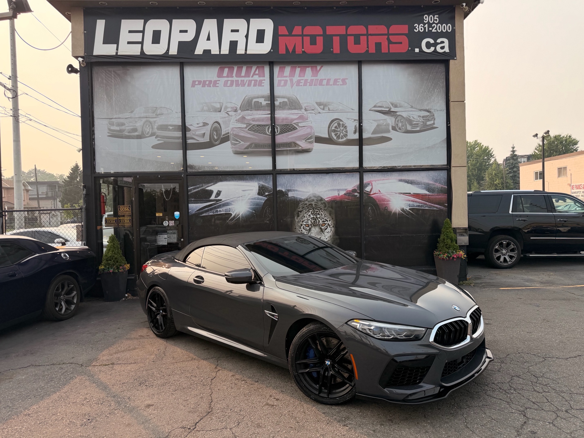 Gray 2020 BMW M8 Convertible All-Wheel Drive Automatic