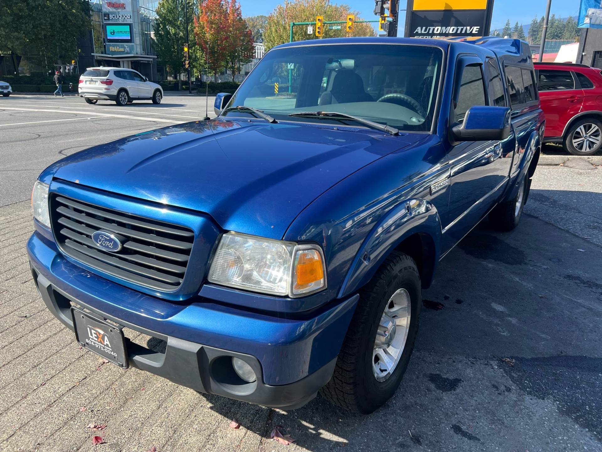 Blue 2009 Ford Ranger Pickup Truck Automatic