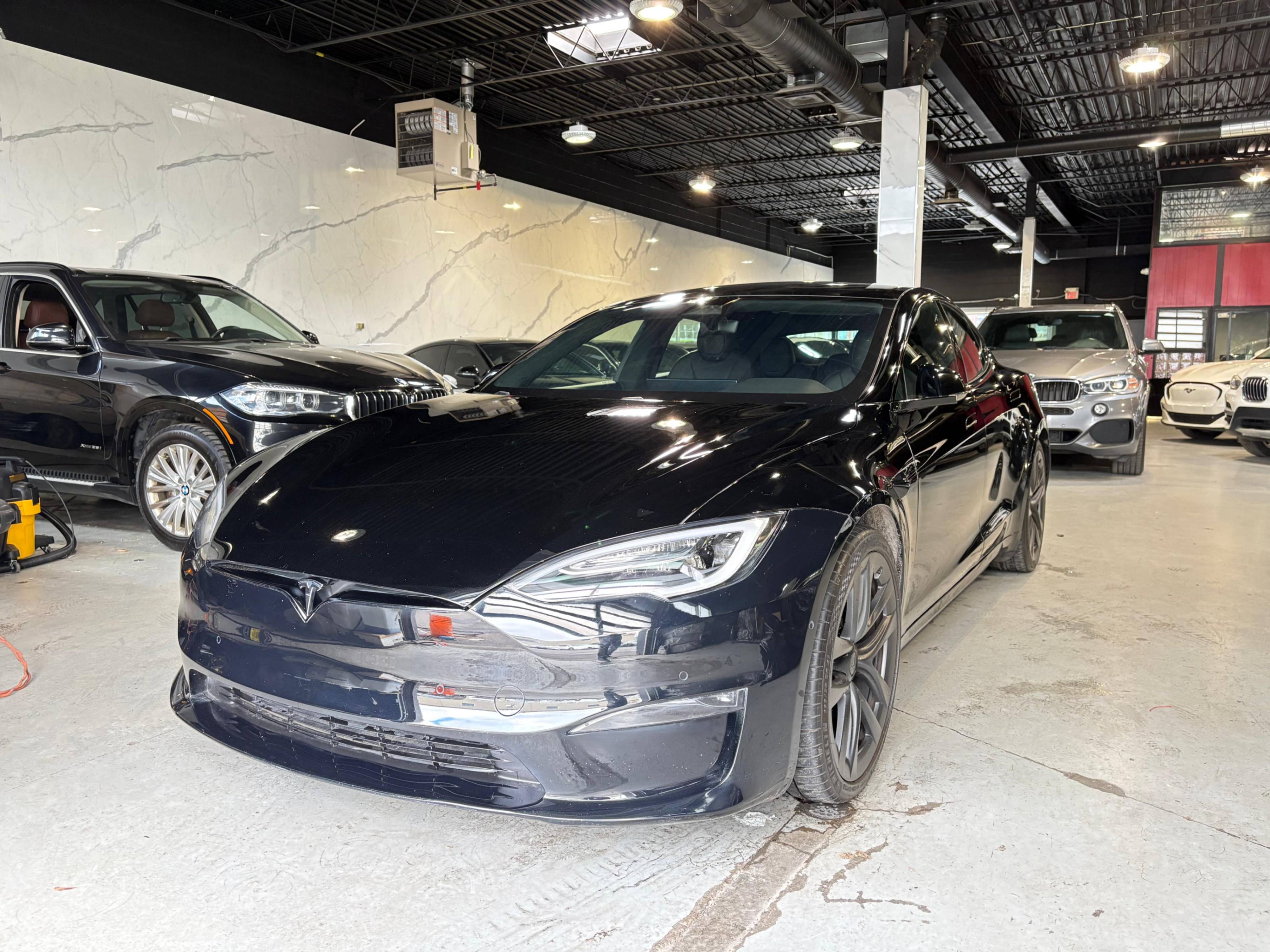 Black 2022 Tesla Model S Sedan All-Wheel Drive Automatic