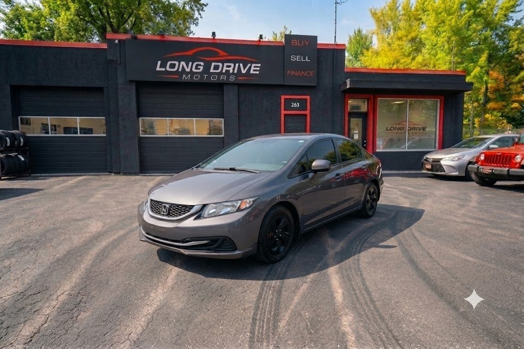Gray 2014 Honda Civic Sedan Front-Wheel Drive Automatic