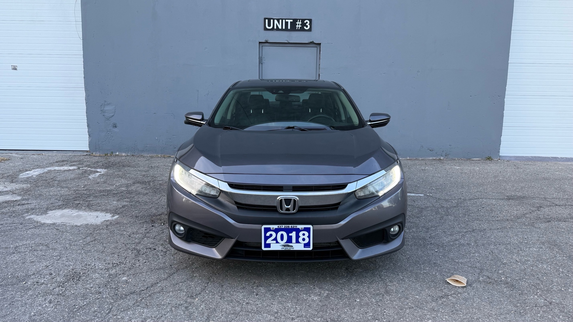 Black 2018 Honda Civic Sedan Front-Wheel Drive Automatic