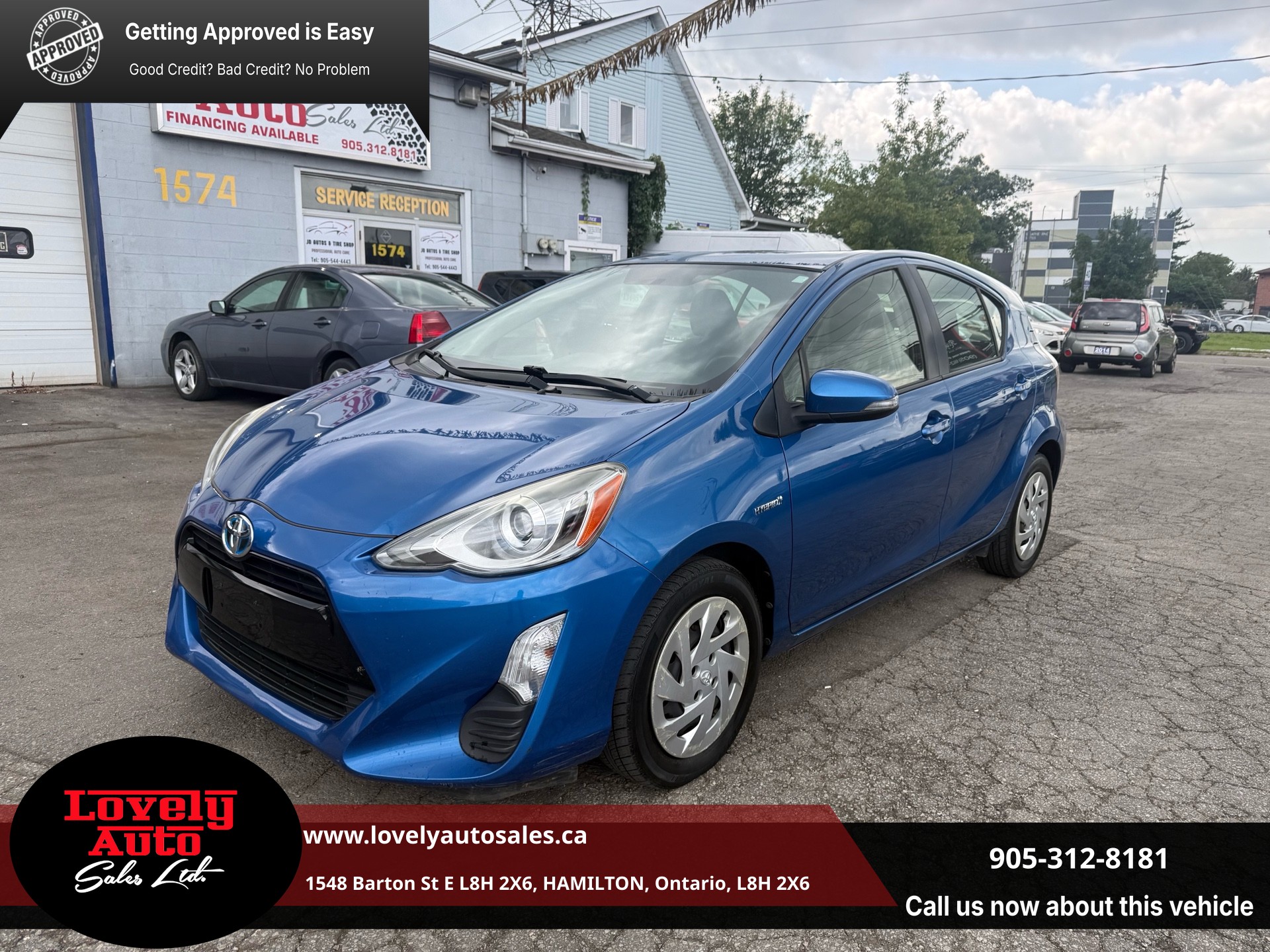 Blue 2016 Toyota Prius c Hatchback Automatic