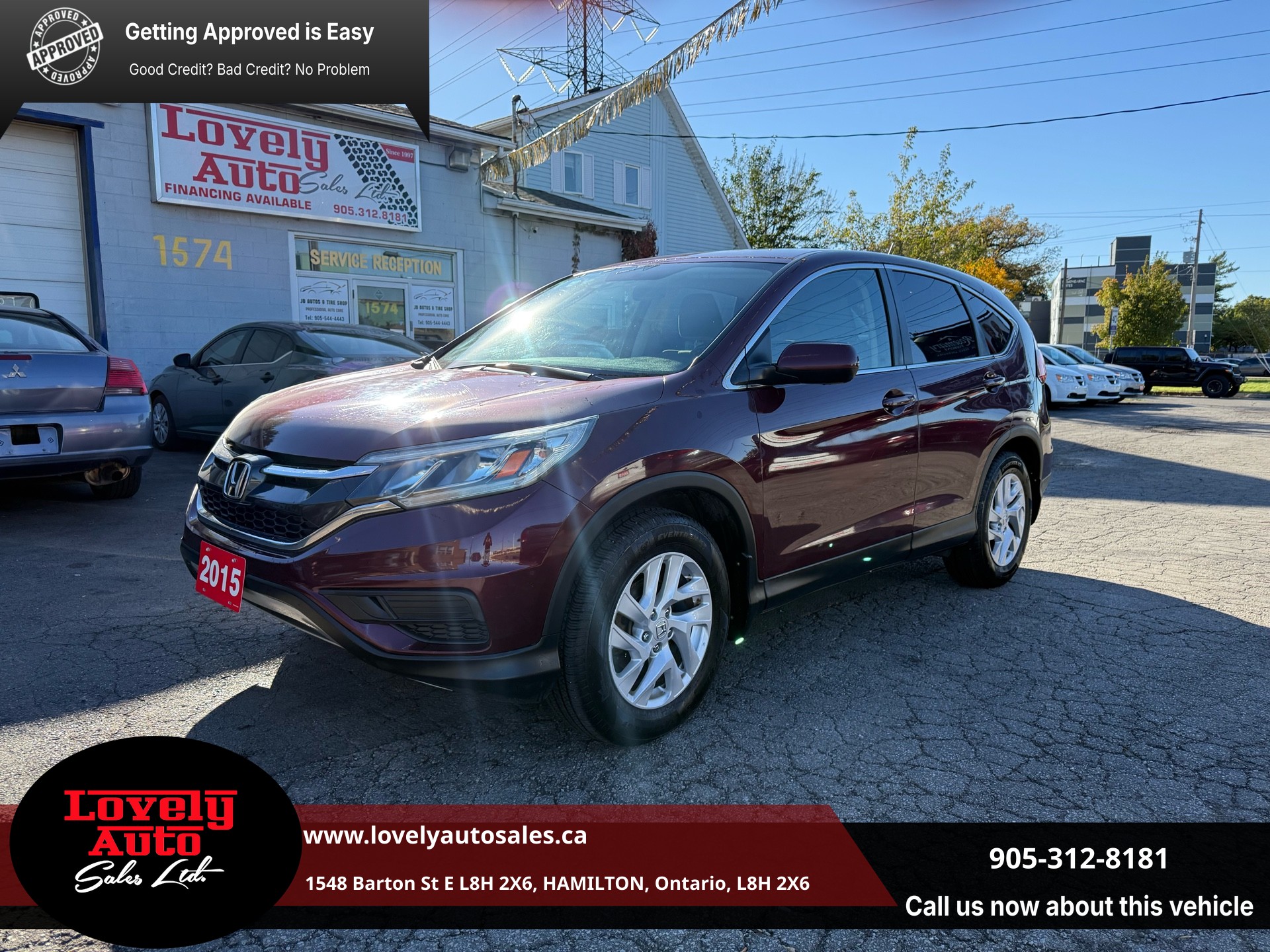 Red 2015 Honda CR-V SUV / Crossover  Automatic