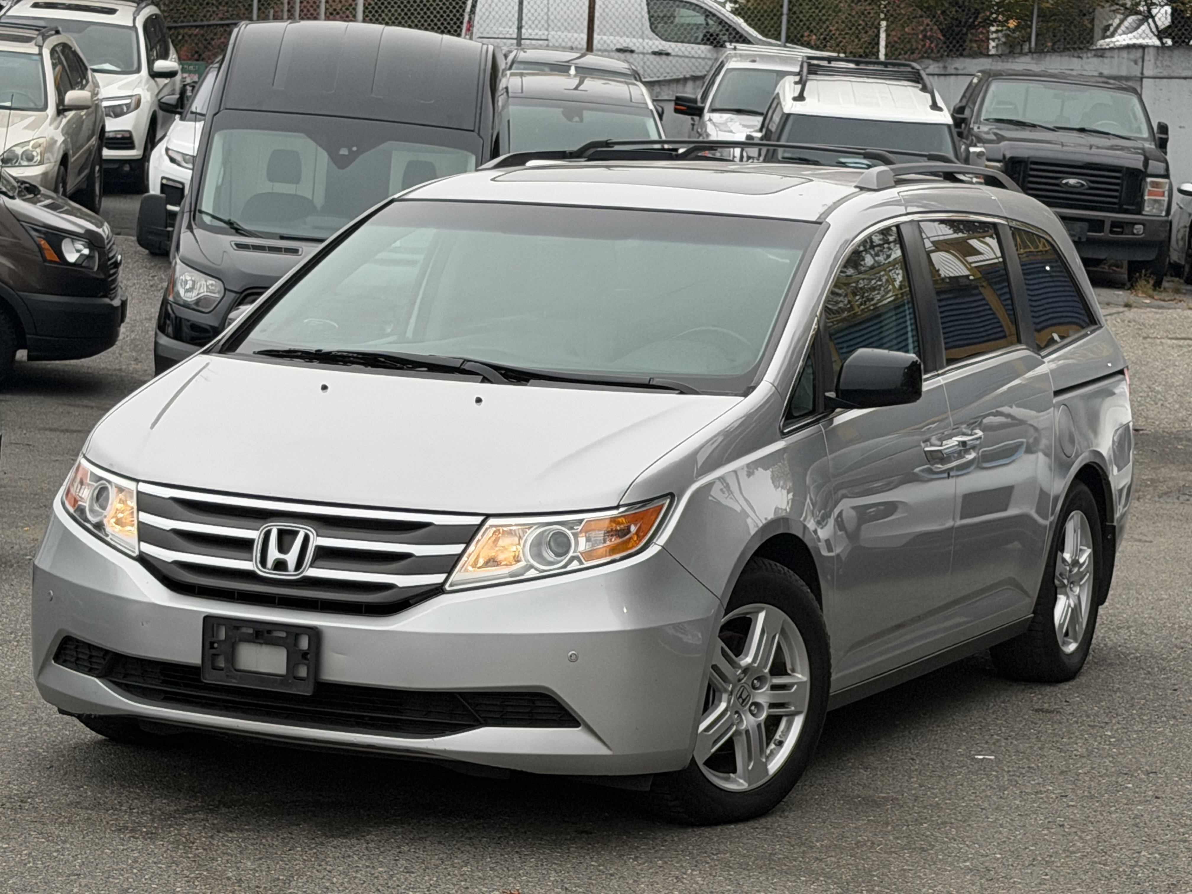 Sliver 2012 Honda Odyssey Minivan Automatic