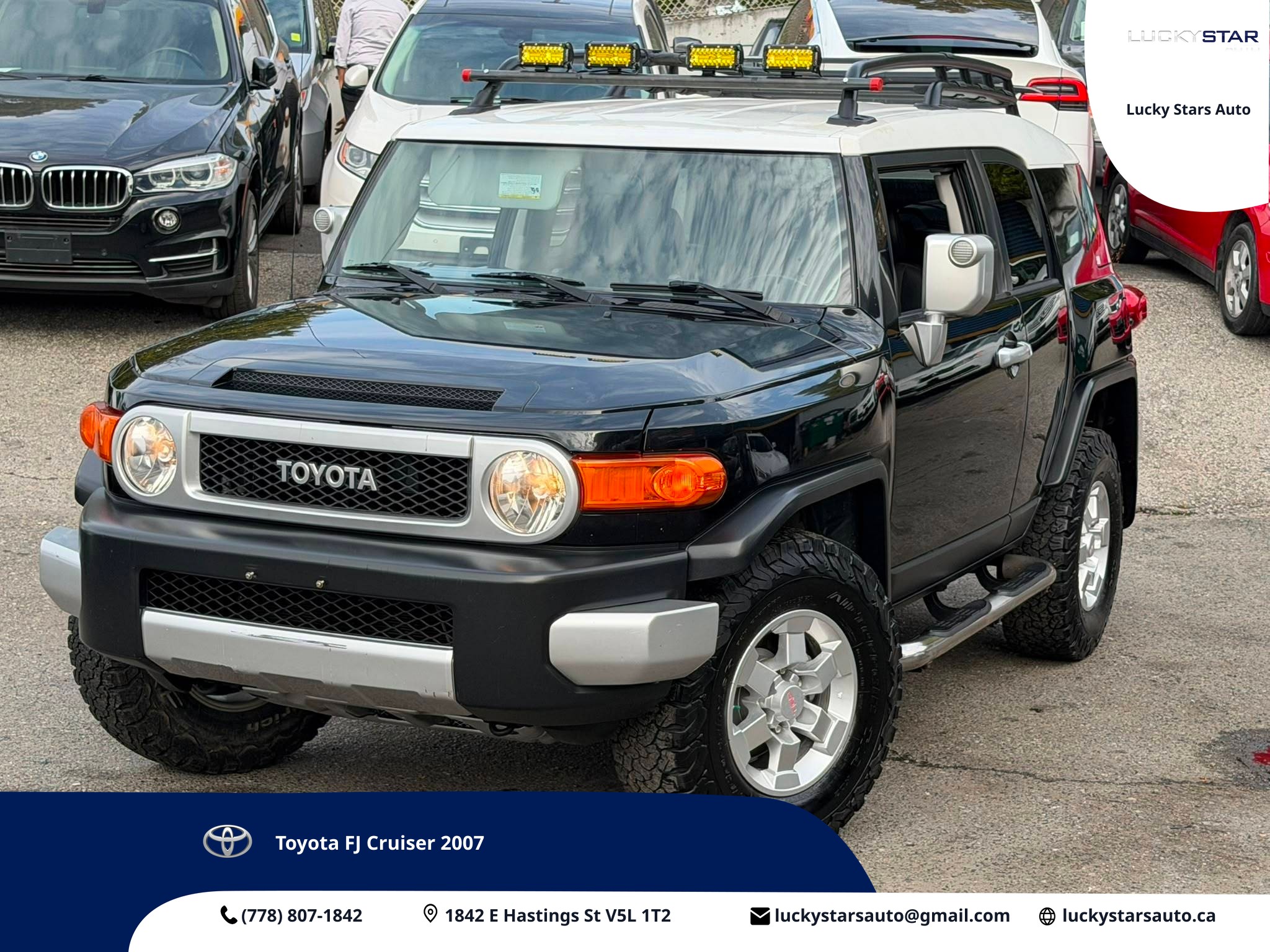 Black 2007 Toyota FJ Cruiser SUV / Crossover Four-Wheel Drive Automatic