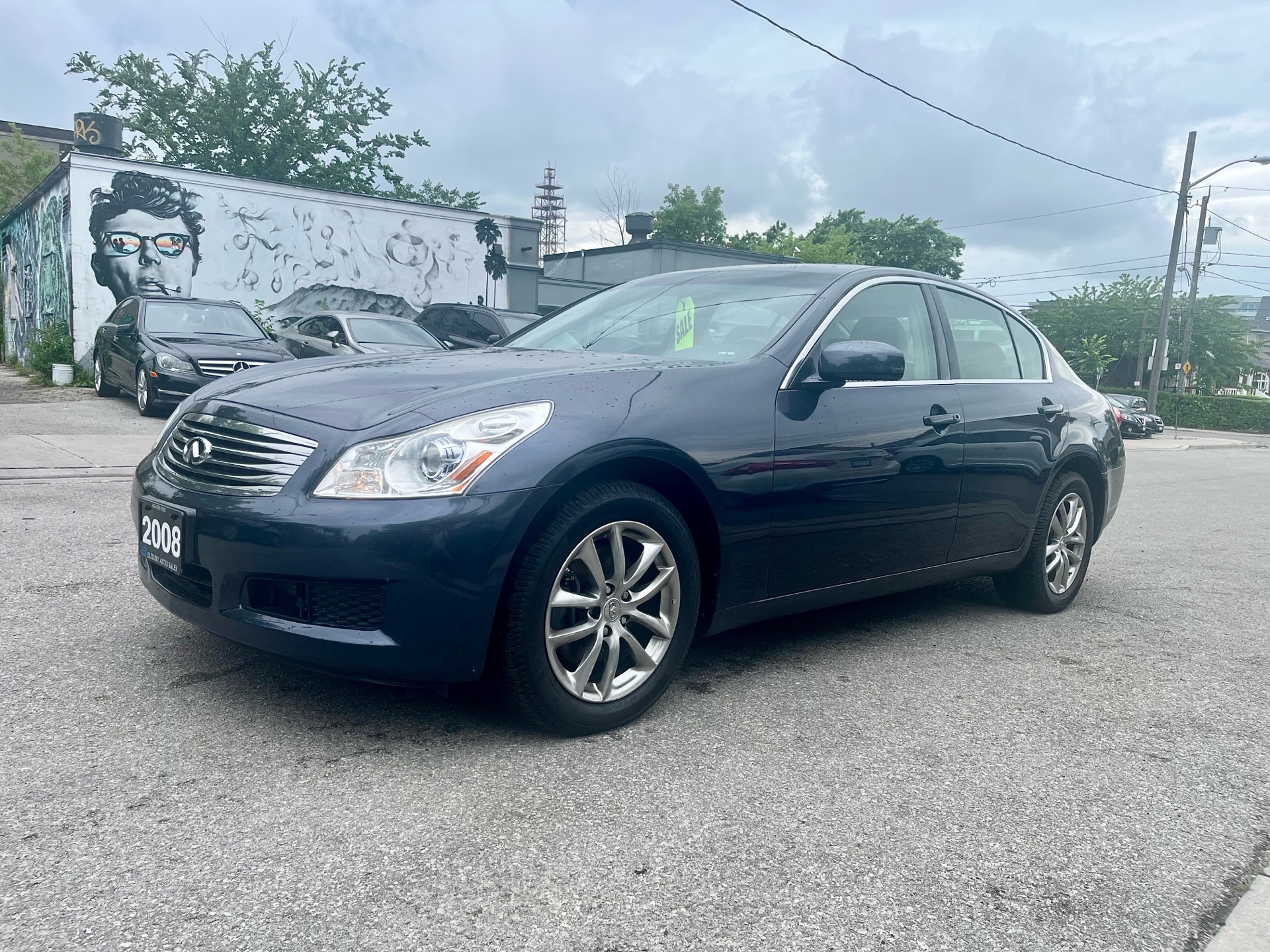 Blue 2008 INFINITI G35 Sedan All-Wheel Drive Automatic