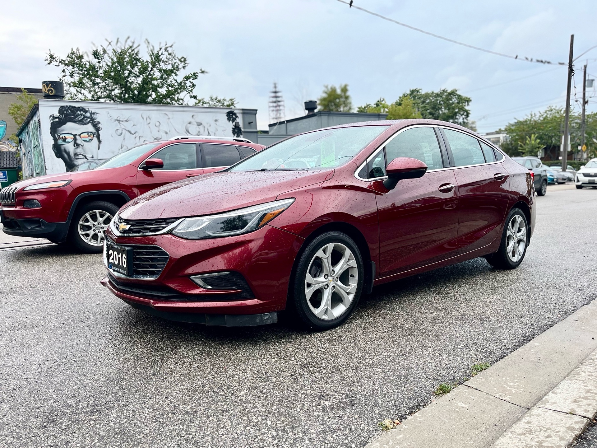 Red (Burgundy) 2016 Chevrolet Cruze Sedan Front-Wheel Drive Automatic