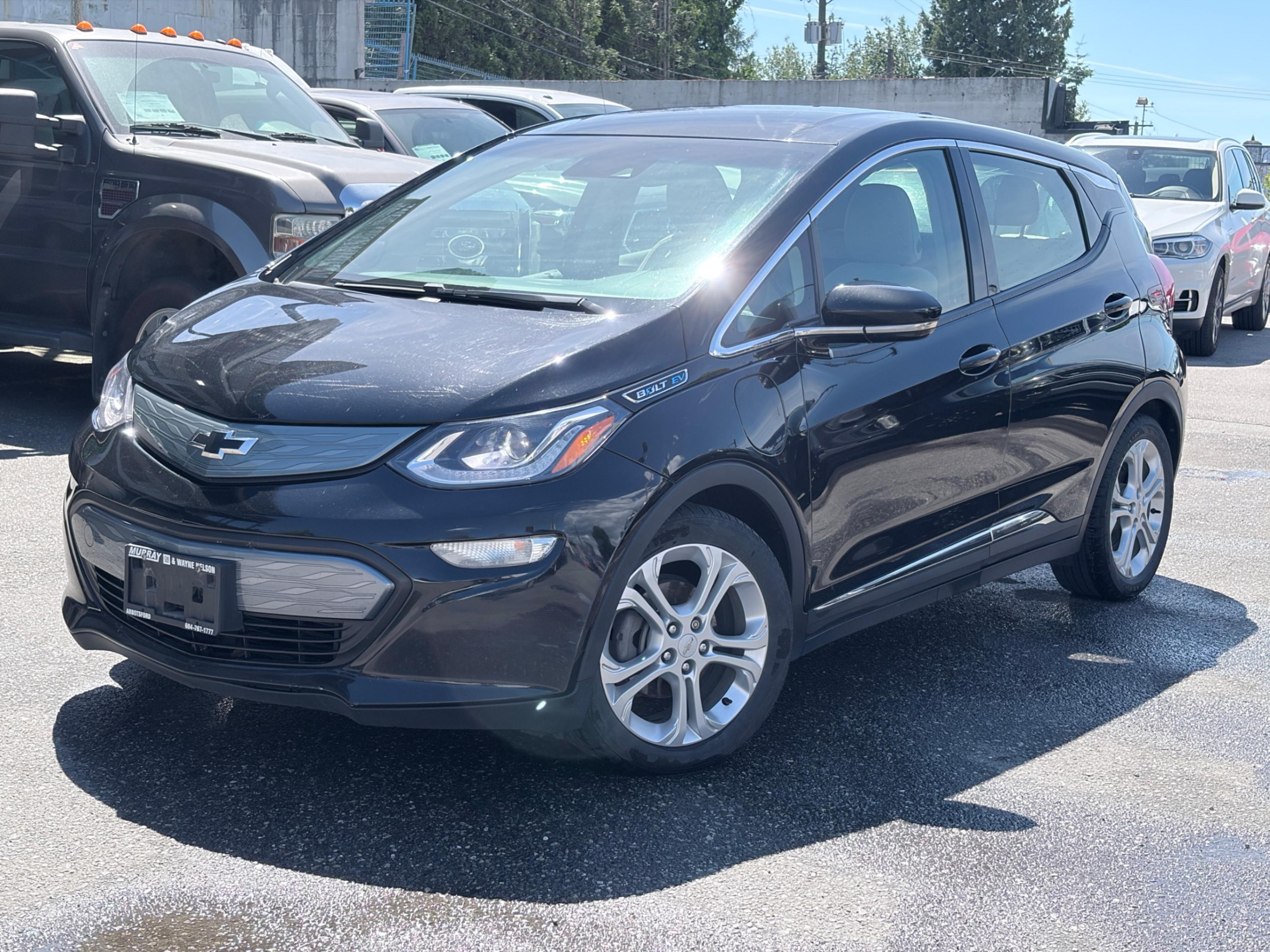 Black 2019 Chevrolet Bolt EV LT FWD Hatchback Front-Wheel Drive Automatic