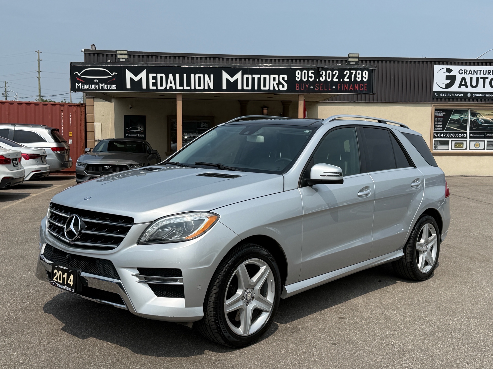 Silver 2014 Mercedes-Benz M-Class SUV / Crossover All-Wheel Drive Automatic