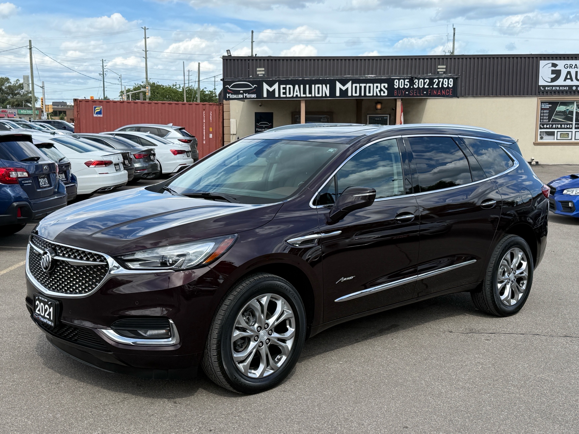 Red (Maroon) 2021 Buick Enclave SUV / Crossover Four-Wheel Drive Automatic