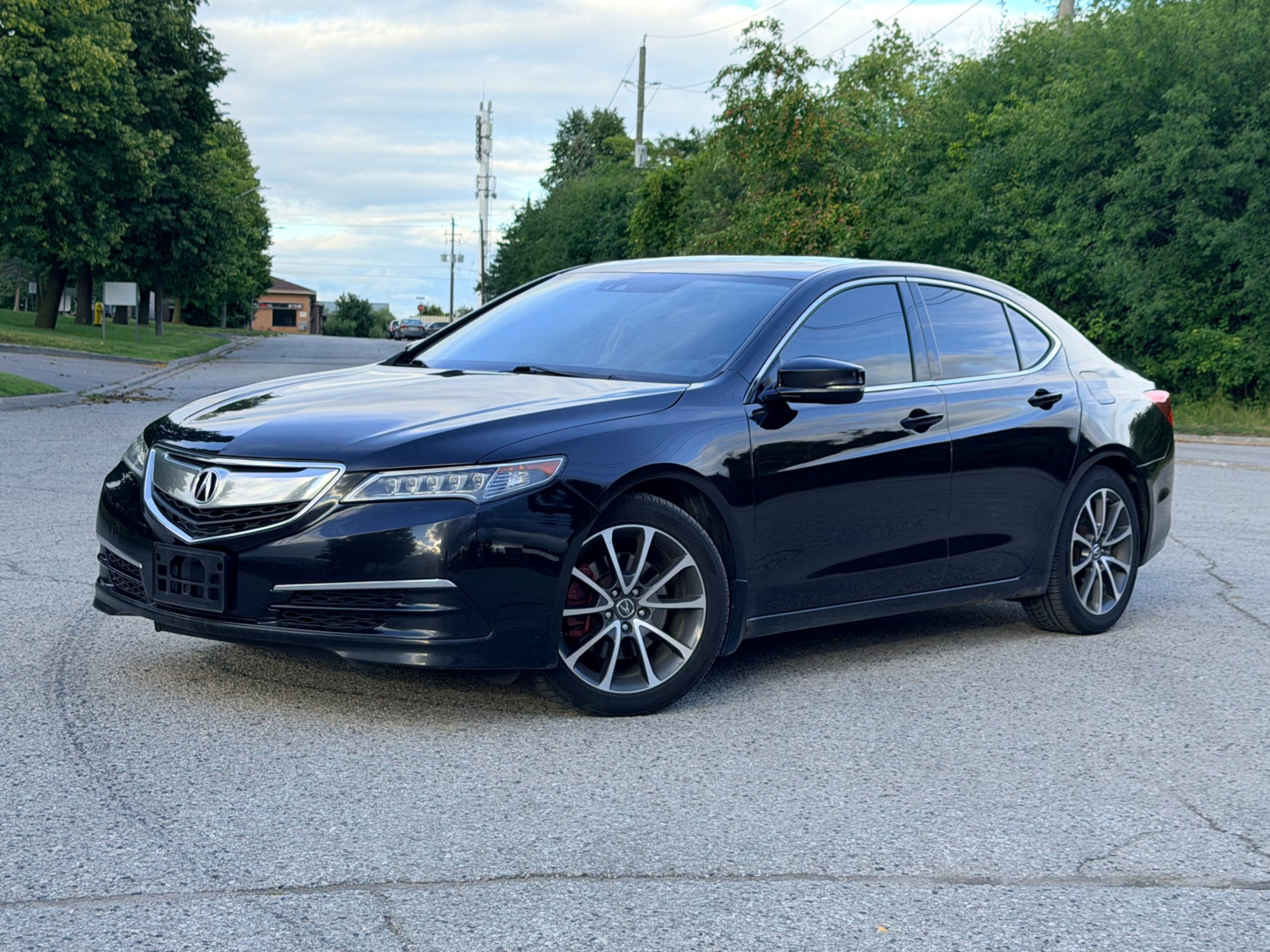 Black 2015 Acura TLX Sedan All-Wheel Drive Automatic
