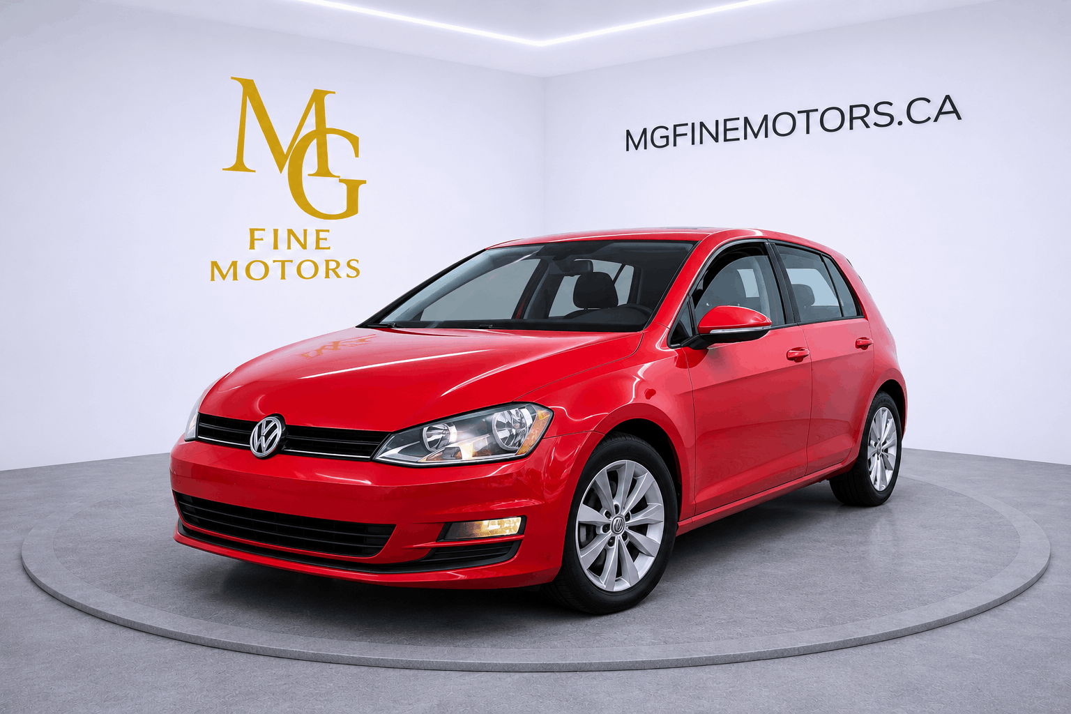Red 2016 Volkswagen Golf Hatchback Front-Wheel Drive Automatic