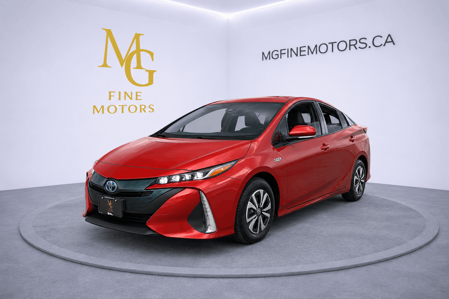 Red 2018 Toyota Prius Prime Sedan Automatic