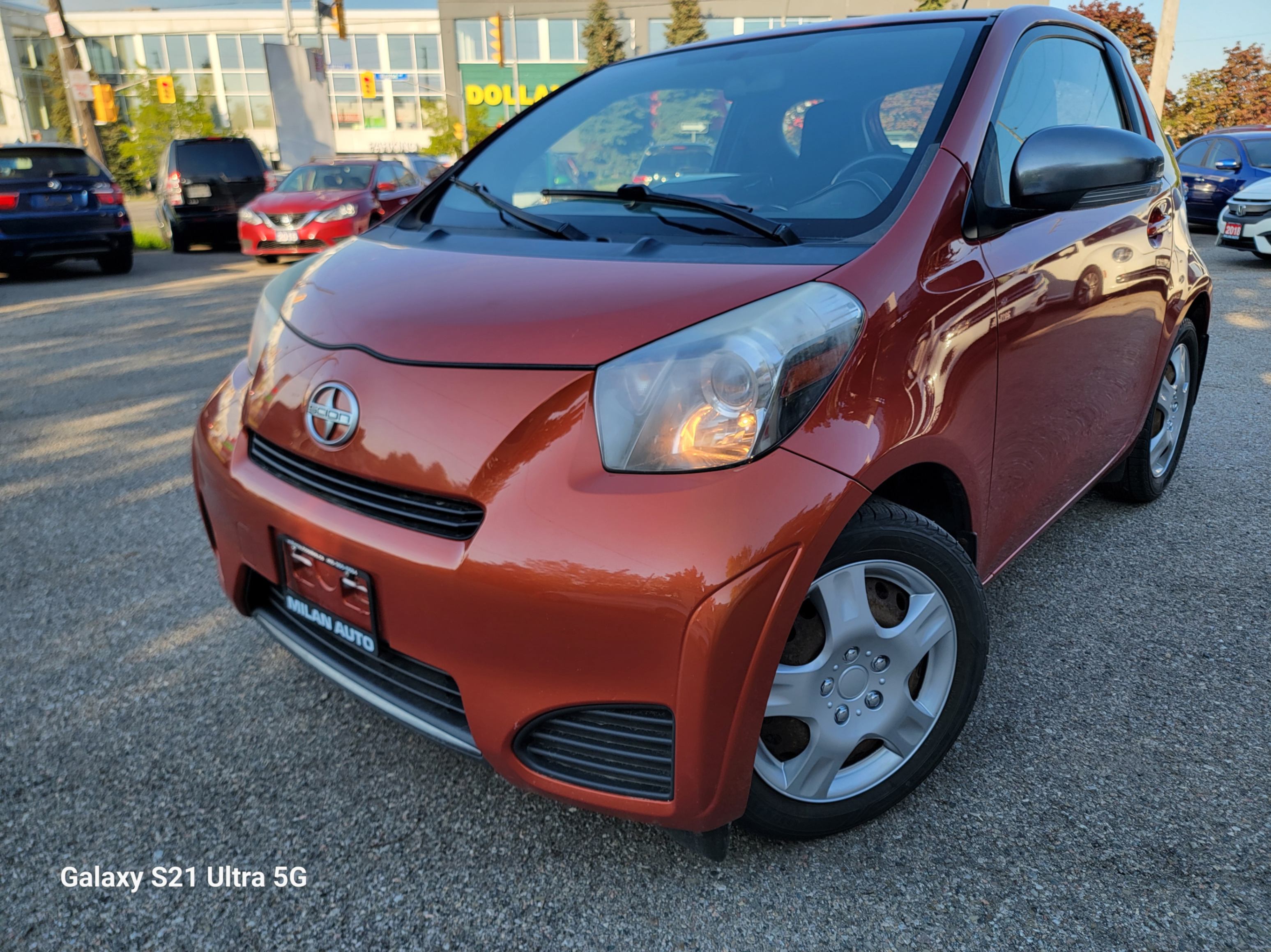 Orange 2012 Scion iQ Hatchback Front-Wheel Drive Automatic