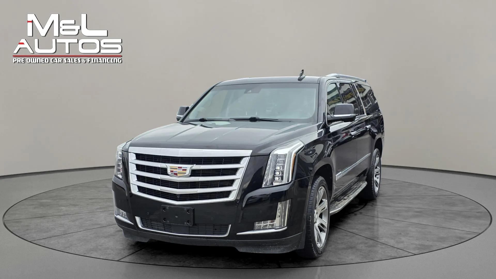 Black 2016 Cadillac Escalade ESV SUV / Crossover Four-Wheel Drive Automatic