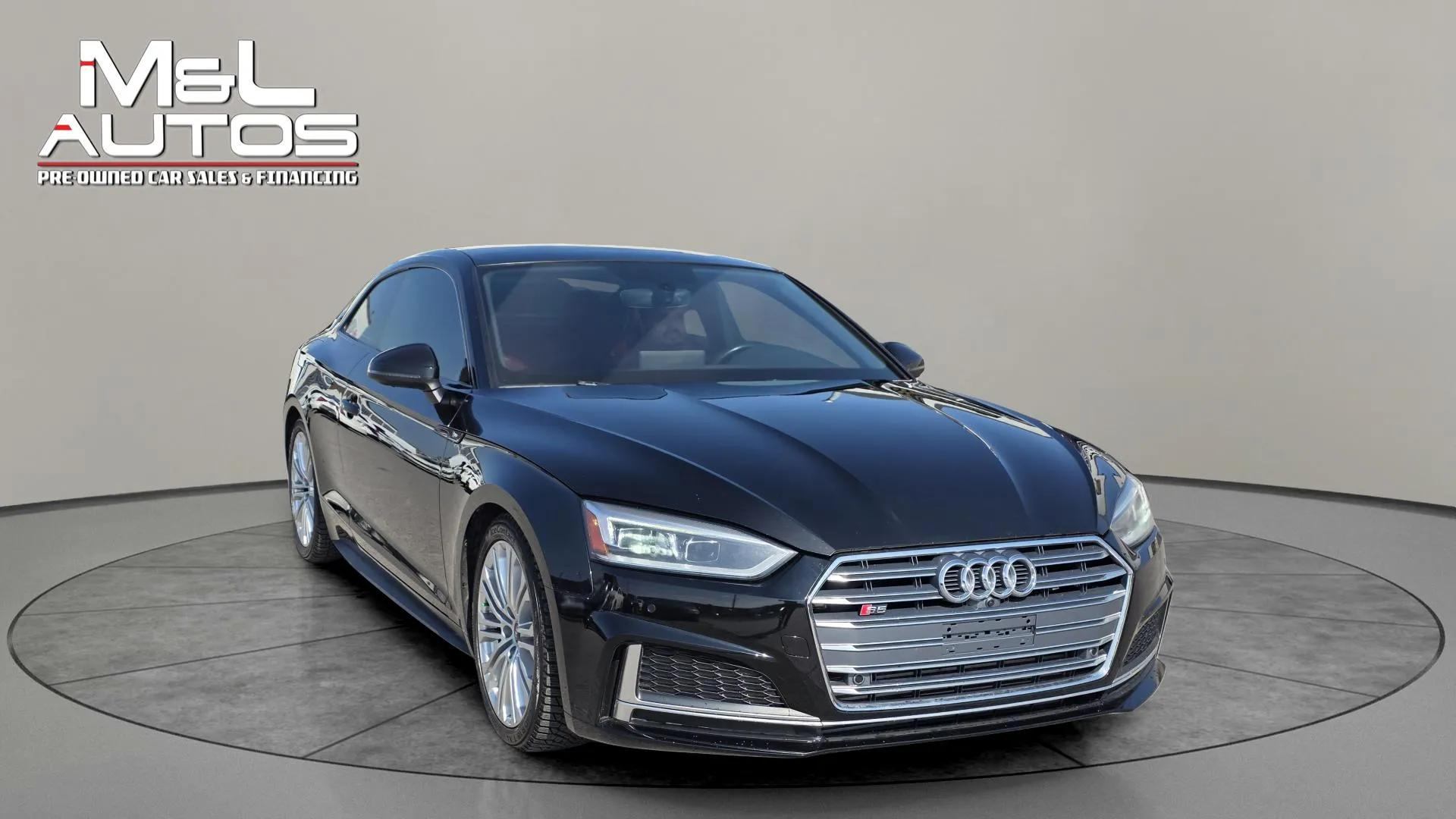 Black 2019 Audi S5 3.0 TFSI quattro Technik Coupe AWD Coupe Automatic