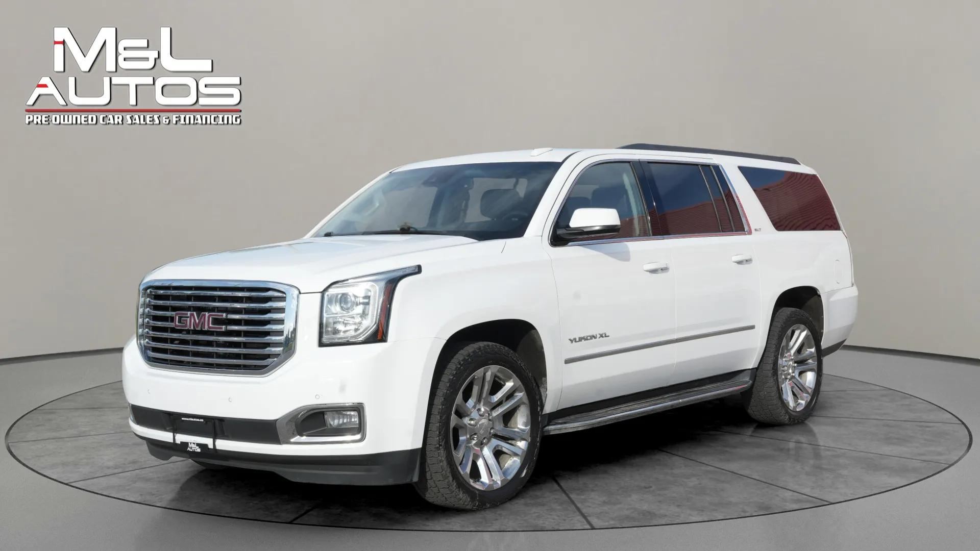 White 2020 GMC Yukon XL SUV / Crossover Four-Wheel Drive Automatic