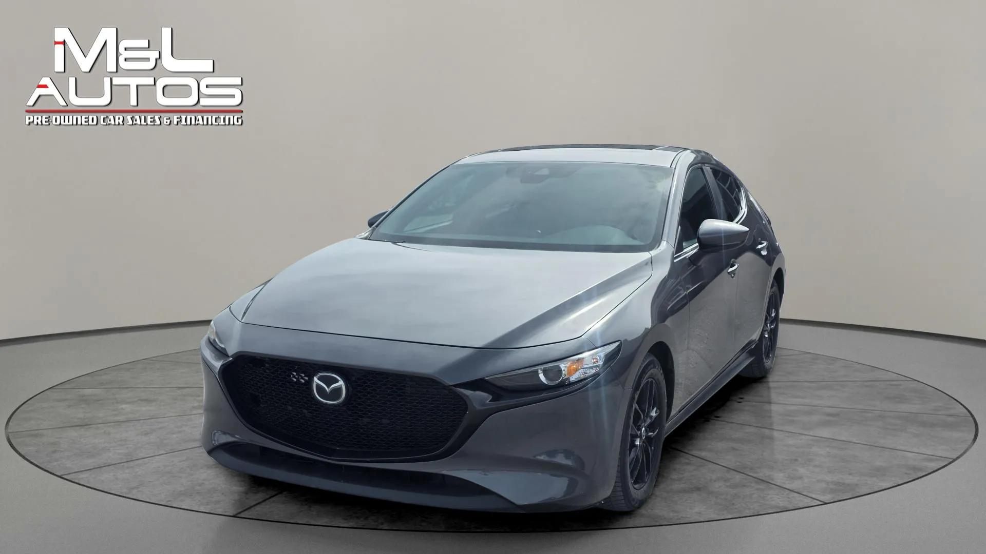 Gray 2020 Mazda MAZDA3 Sport GS FWD Hatchback Manual
