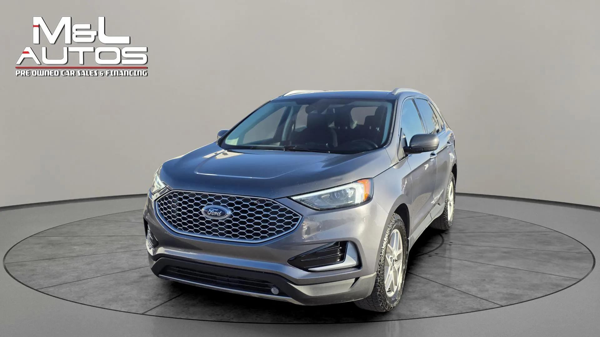 Gray 2023 Ford Edge SUV / Crossover All-Wheel Drive Automatic
