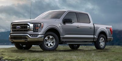 Black 2022 Ford F-150 XL SuperCrew LB 4WD Pickup Truck Four-Wheel Drive Automatic