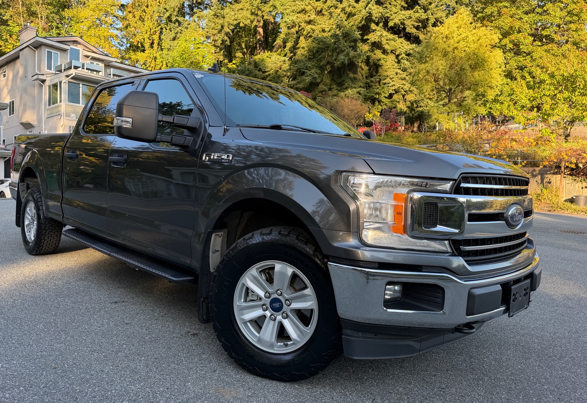 Gray 2020 Ford F-150 Pickup Truck Four-Wheel Drive Automatic