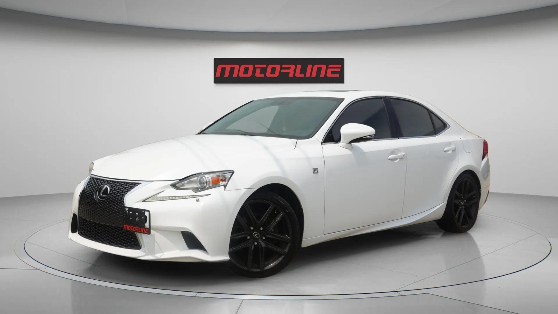 White 2015 Lexus IS Sedan All-Wheel Drive Automatic