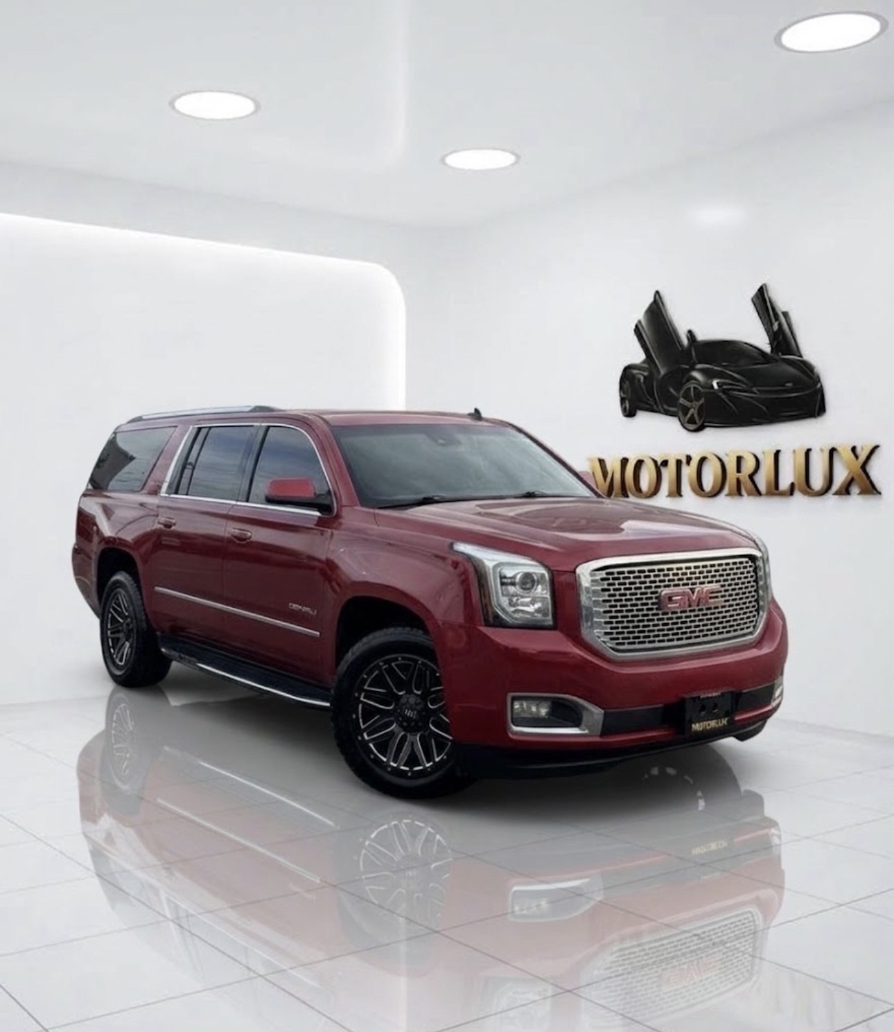 Red 2015 GMC Yukon XL SUV / Crossover Four-Wheel Drive Automatic